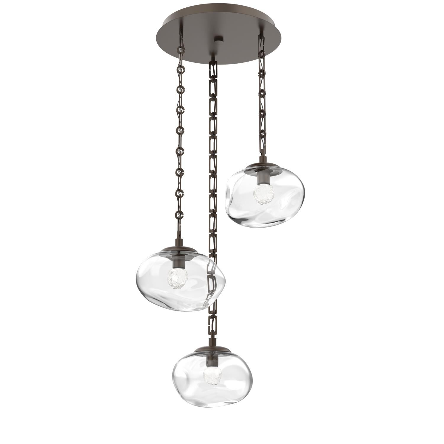 Levi Wilson Nova Led 22 Inch Multi Light Pendant by Hammerton Studio