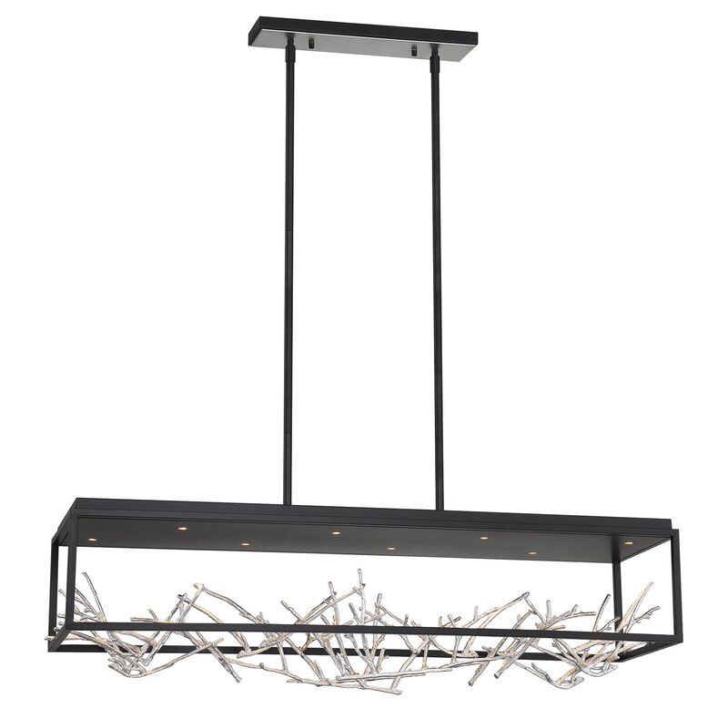 Aerie Medium Linear Chandelier by Eurofase Lighting