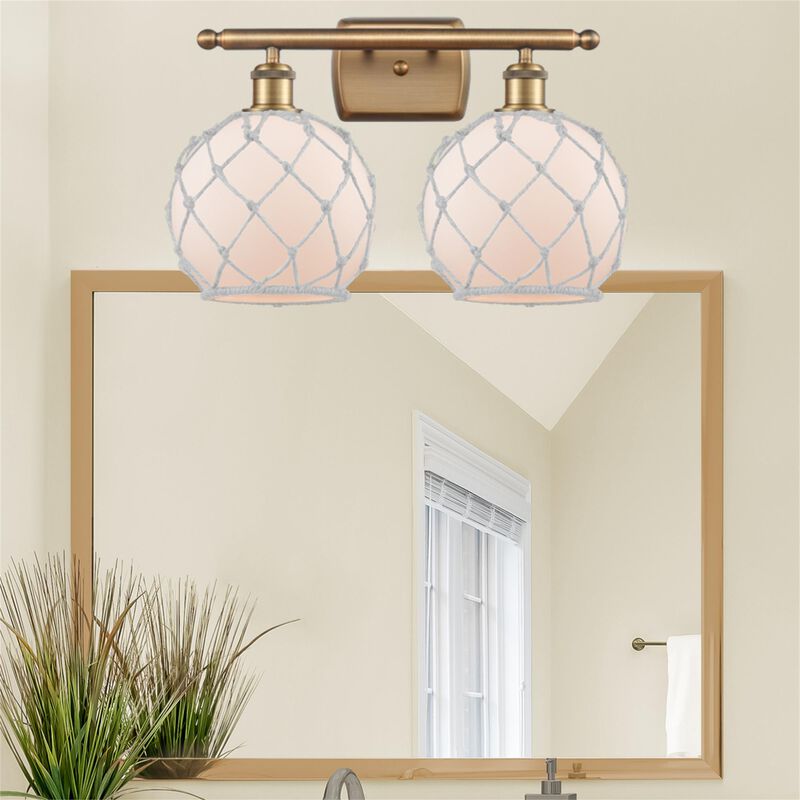 Bruno Marashlian Farmhouse Rope 18 Inch Bath Vanity Light by Innovations Lighting