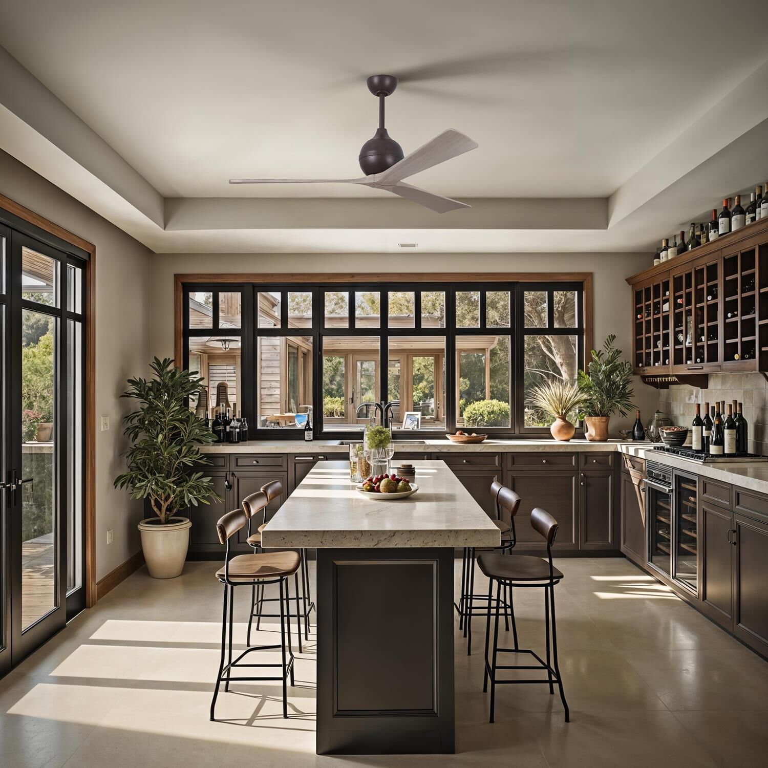 Irene 60 Inch 3 Blade Ceiling Fan by Matthews Fan Company