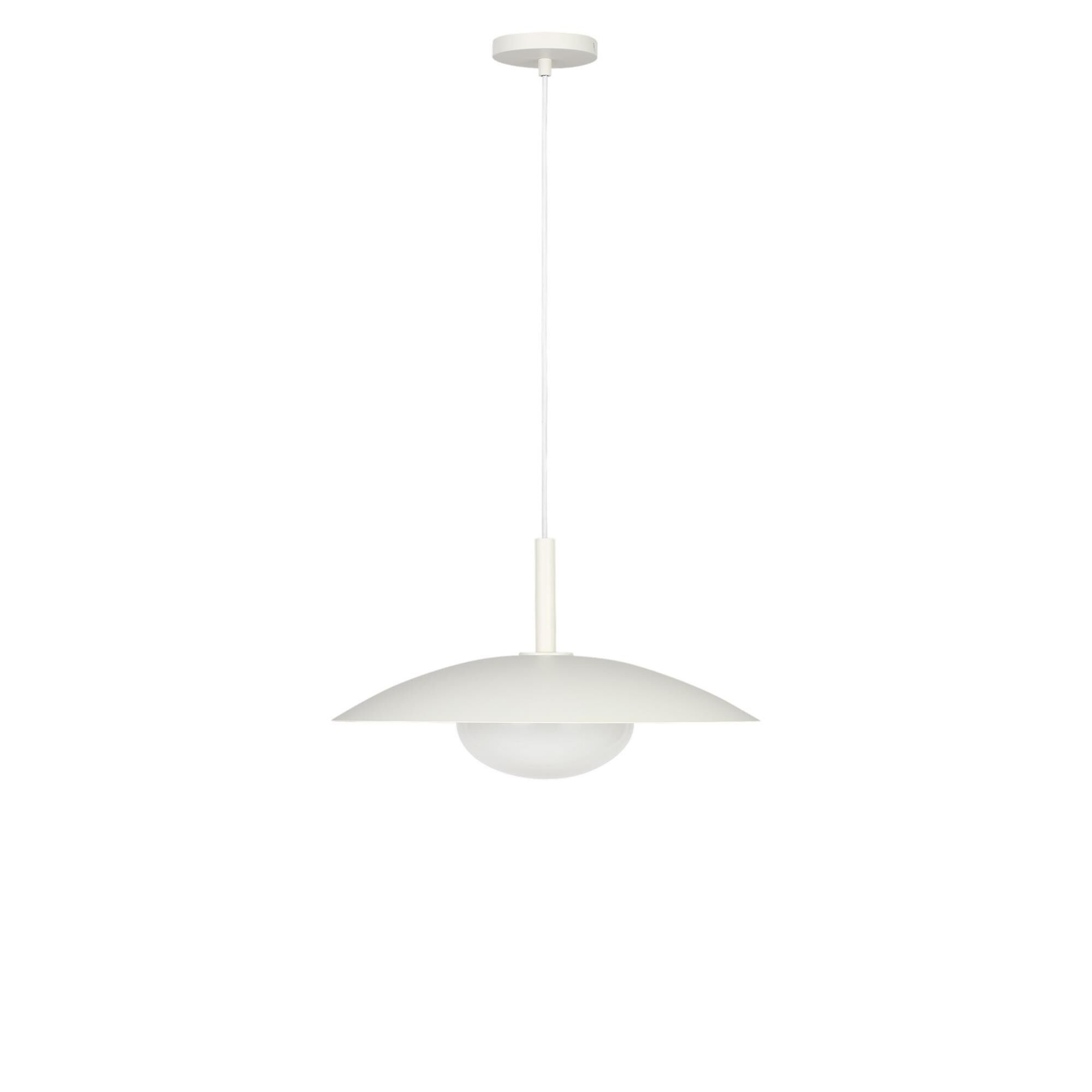 Shown in Matte White finish and Clear White glass