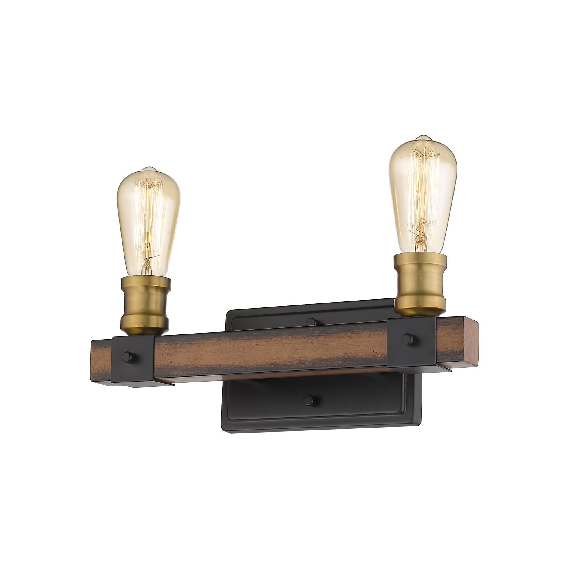 Shown in Rustic Mahogany finish and --- glass and --- shade