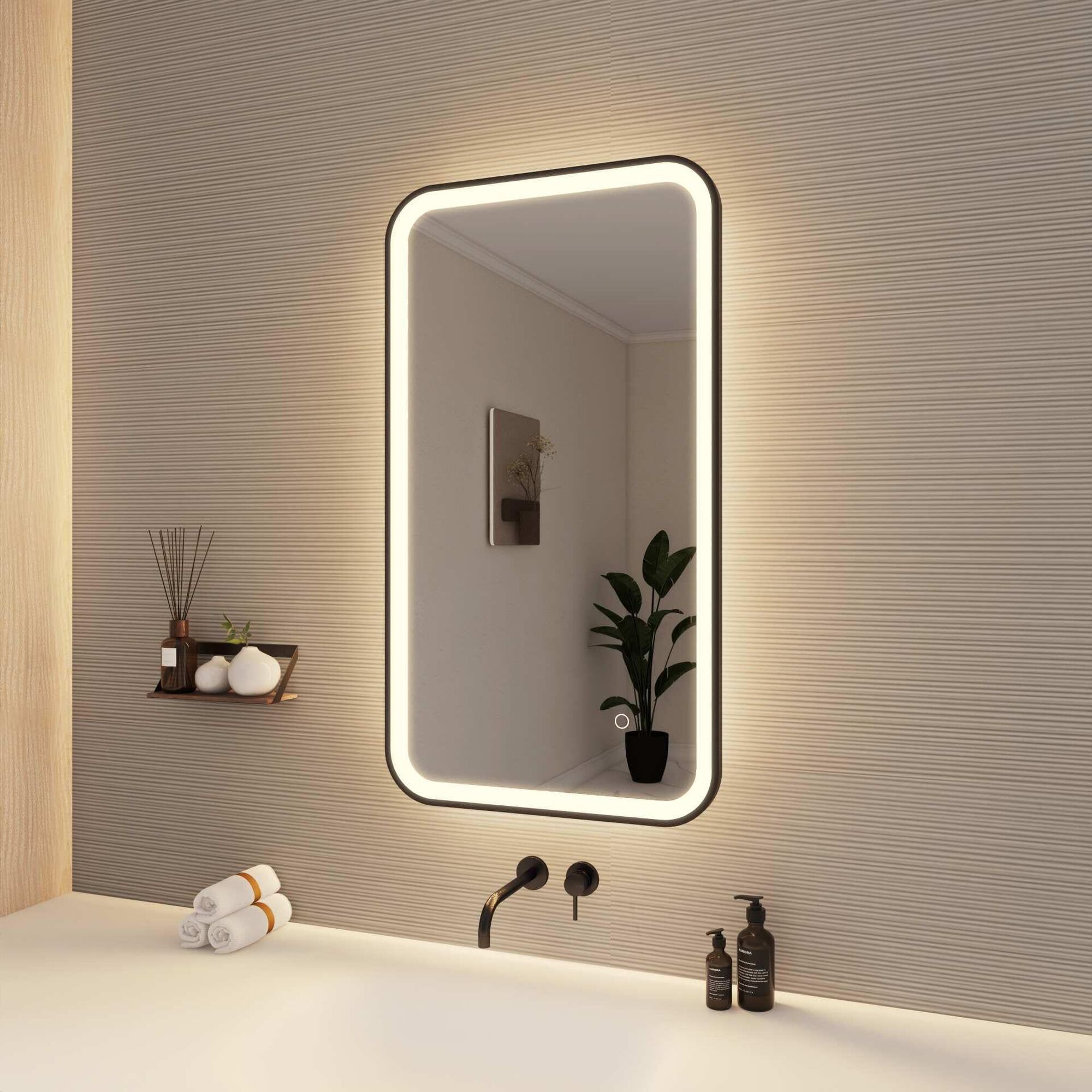 Shown in Black finish