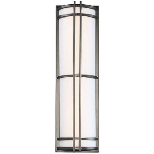 Skyscraper 27 Inch Tall 4 Light LED Outdoor Wall Light by Modern Forms