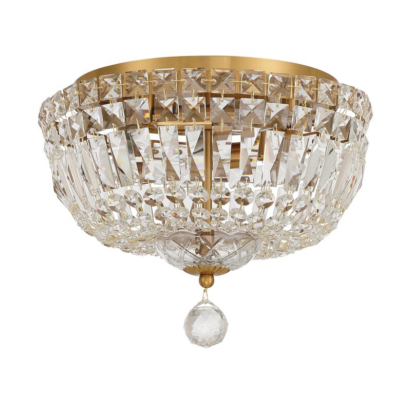 Roslyn 12 Inch Flush Mount by Crystorama