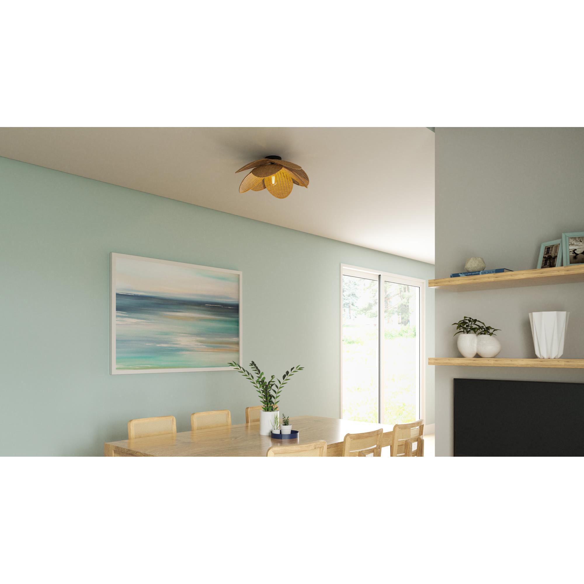Willa 22 Inch Semi Flush Mount by Quoizel