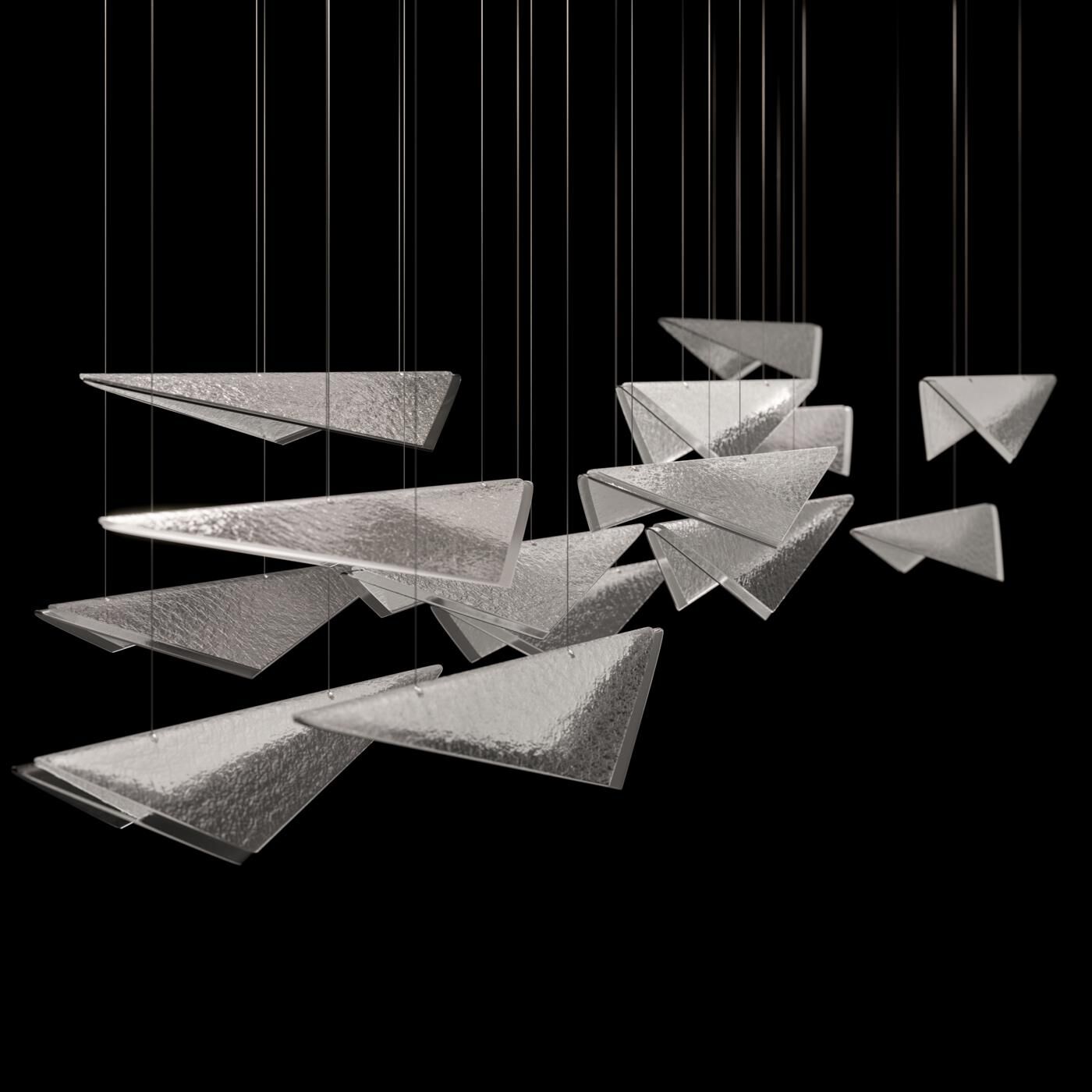 Volo 58 Inch Linear Suspension Light by Fine Art Handcrafted Lighting