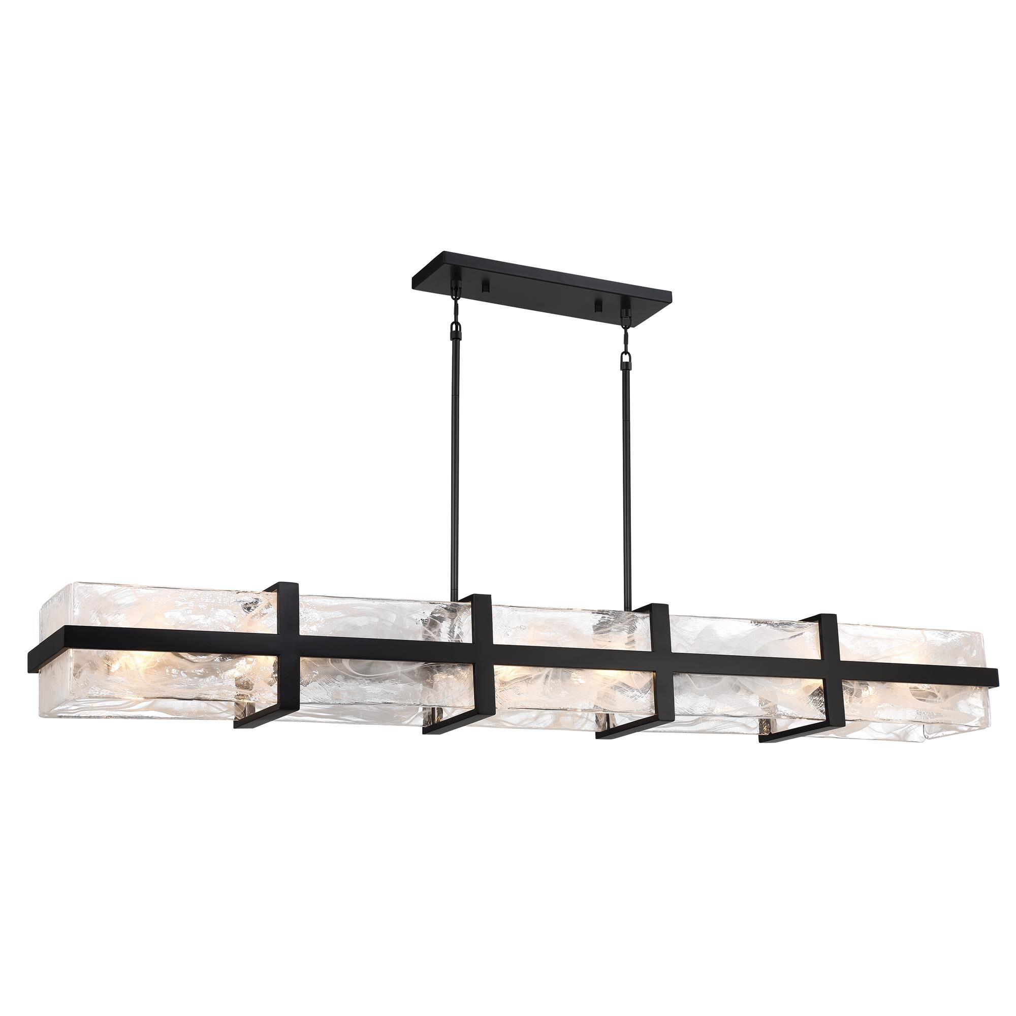 Shown in Coal finish and Cloud glass