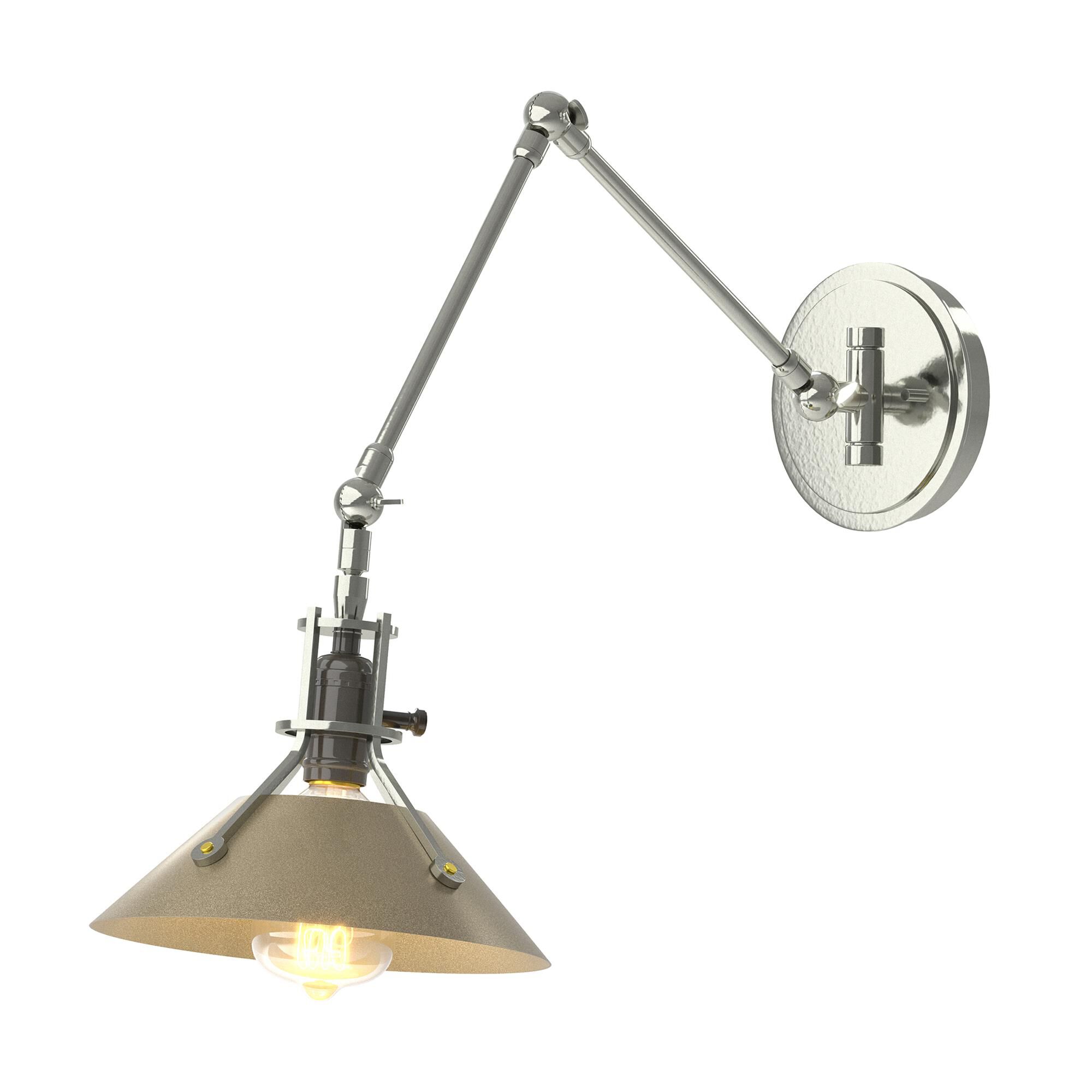 Shown in Sterling finish and Soft Gold accent