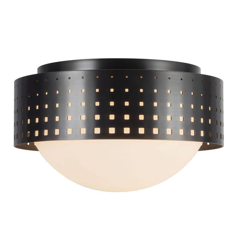 Peyton Fox Astoria 10 Inch 2 Light Flush Mount by Kuzco