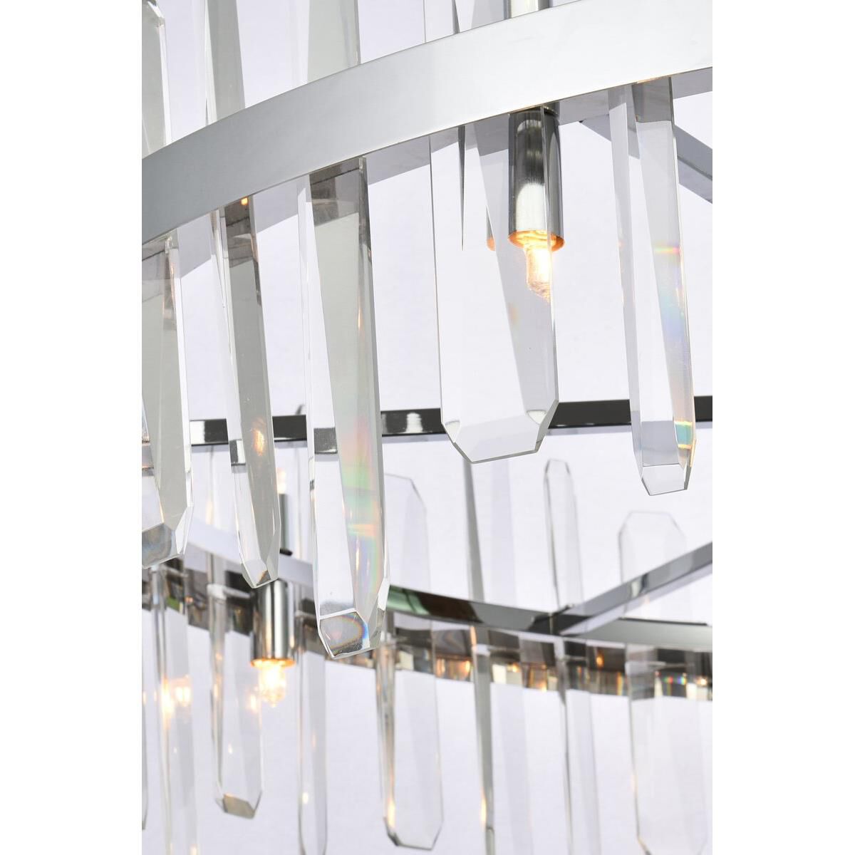 Serena 36 Inch 16 Light Chandelier by Elegant Lighting