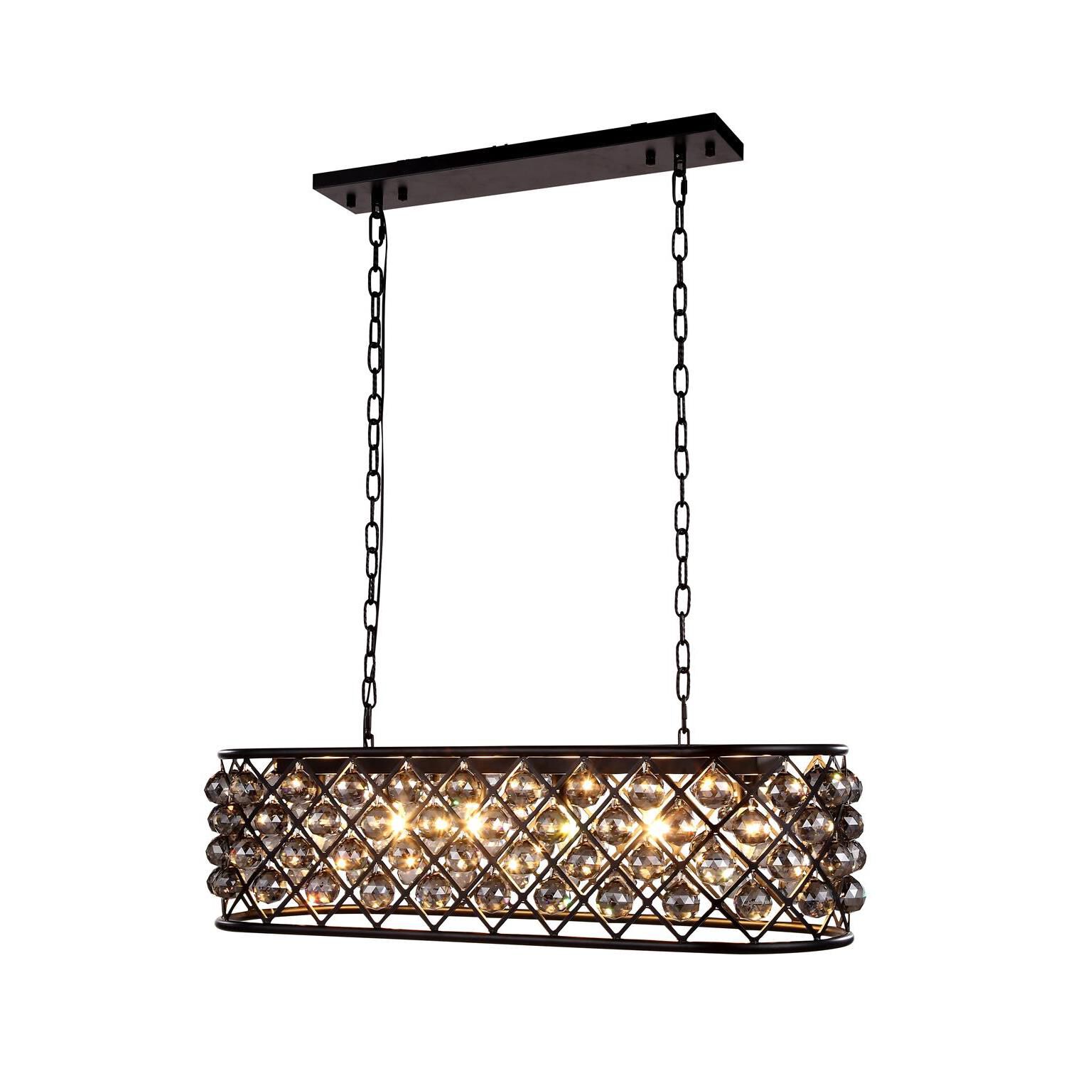 Urban Classic Madison 40 Inch 6 Light Mini Chandelier by Elegant Lighting