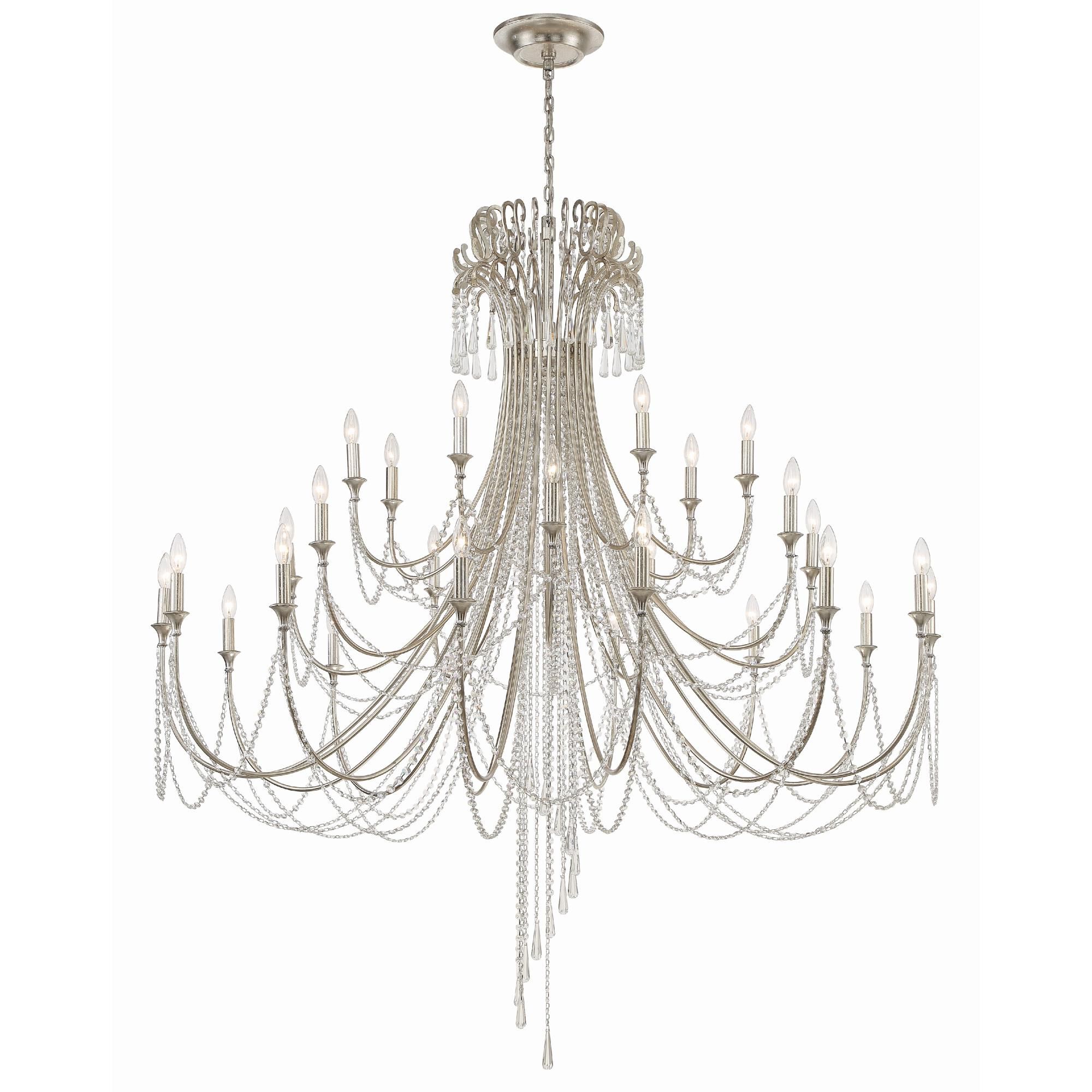Arcadia 61 Inch 28 Light Chandelier by Crystorama