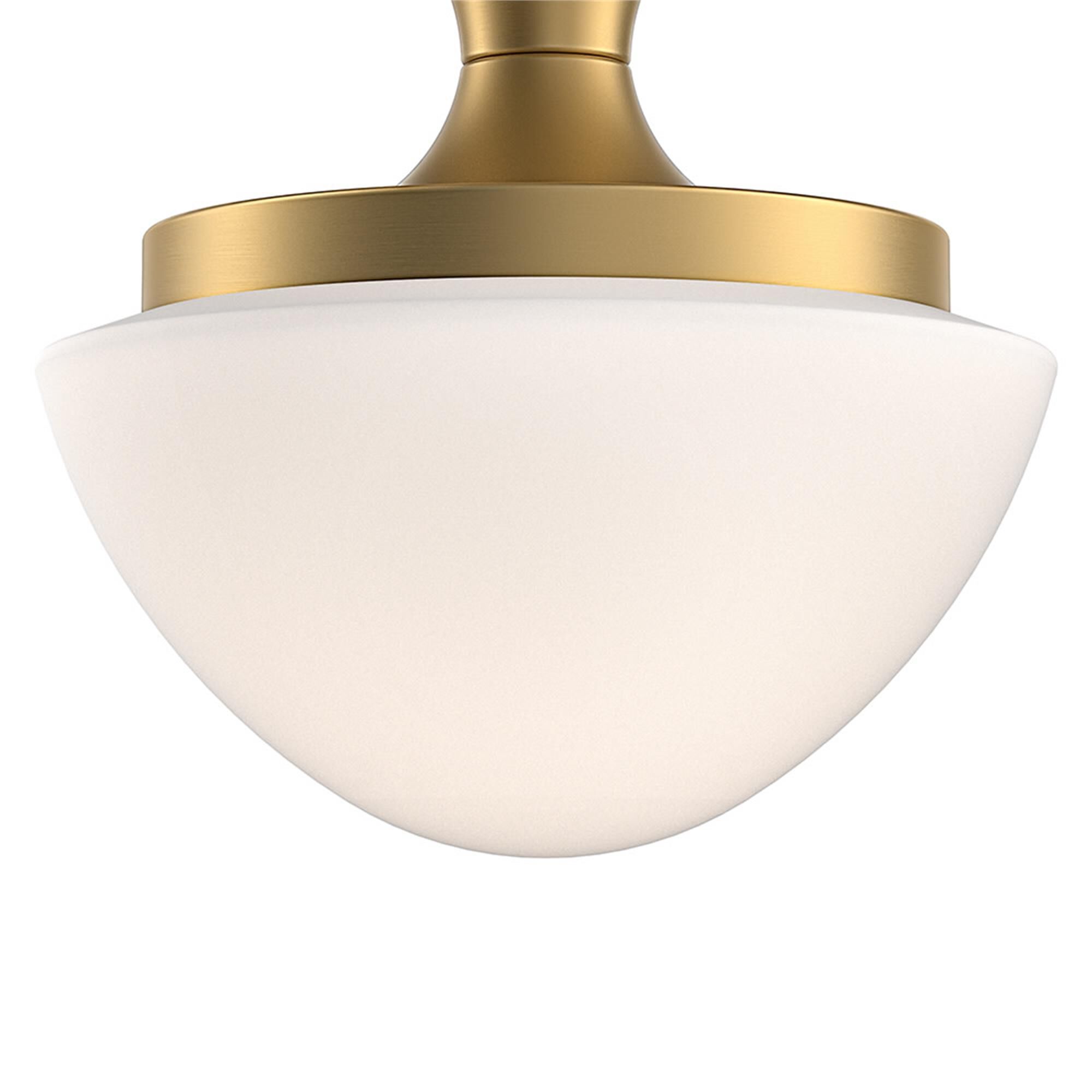 Knox 8 Inch Semi Flush Mount,
