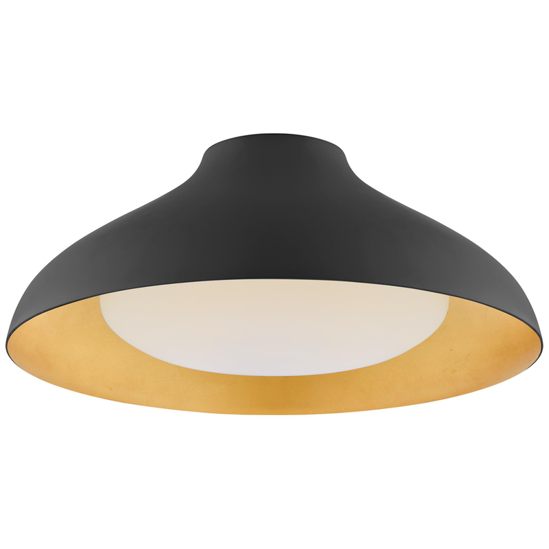 AERIN Agnes 18 Inch 1 Light LED Semi Flush Mount by Visual Comfort Signature Collection