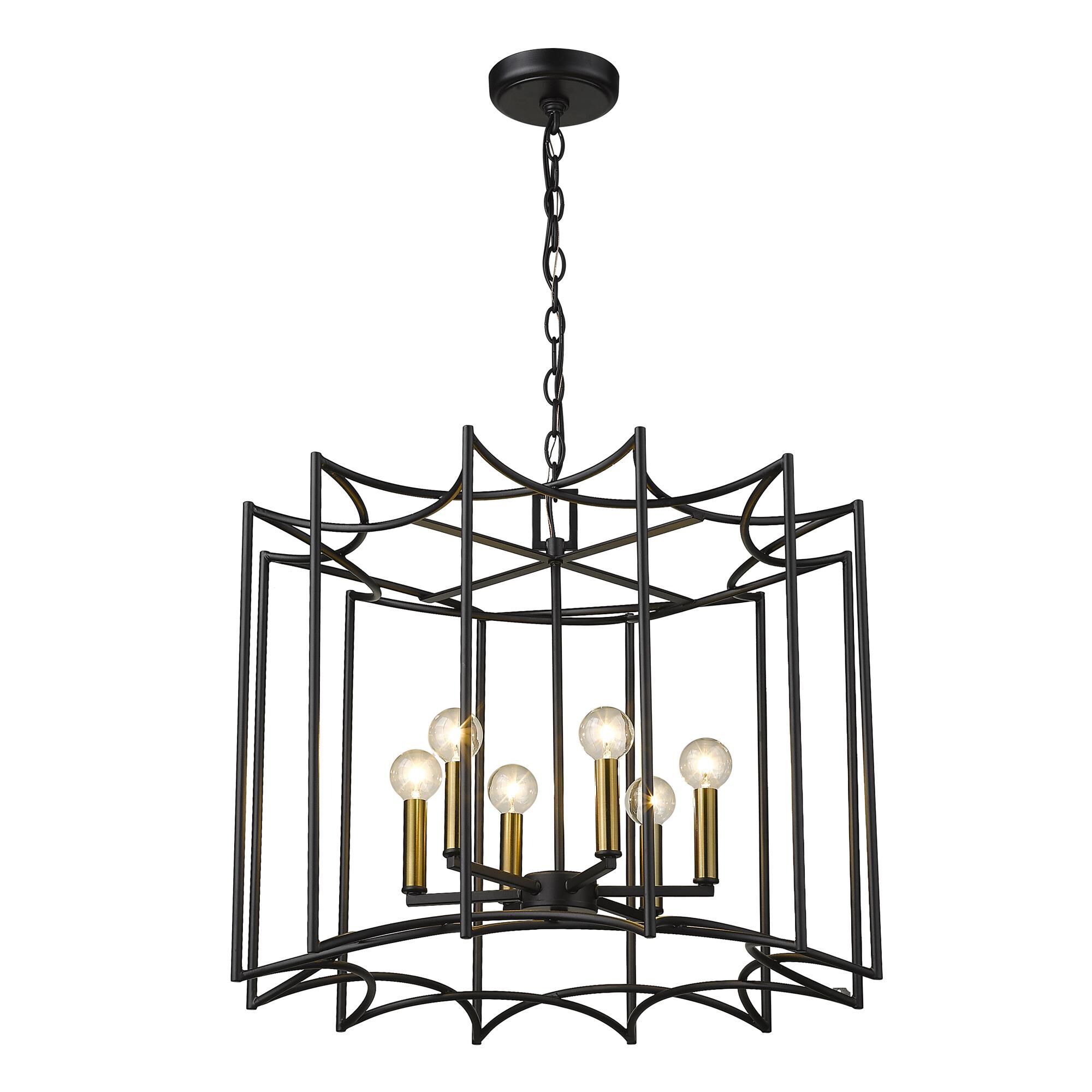 Shown in Matte Black finish and -- glass and -- shade