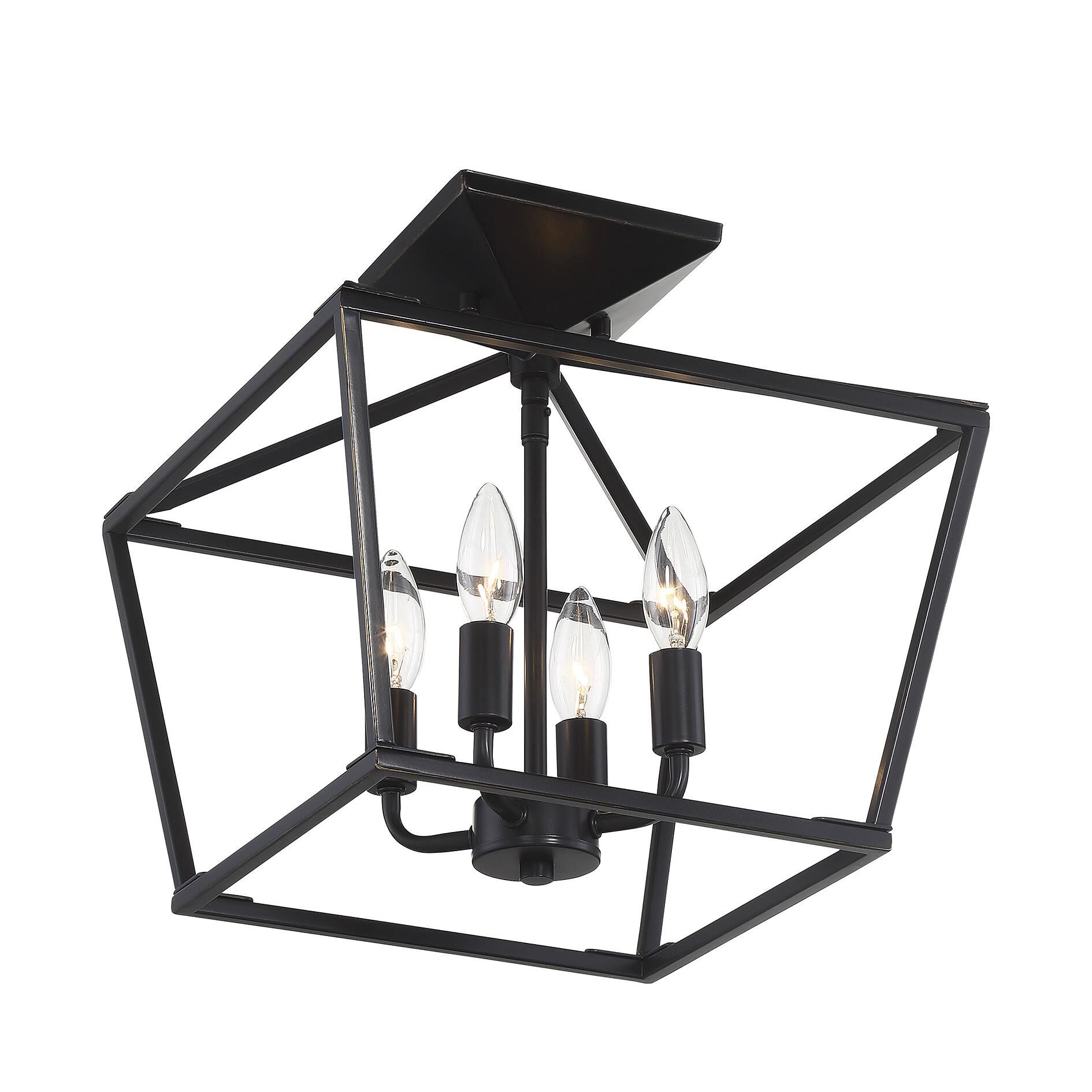 Townsend 13 Inch 4 Light Semi Flush Mount by Savoy House