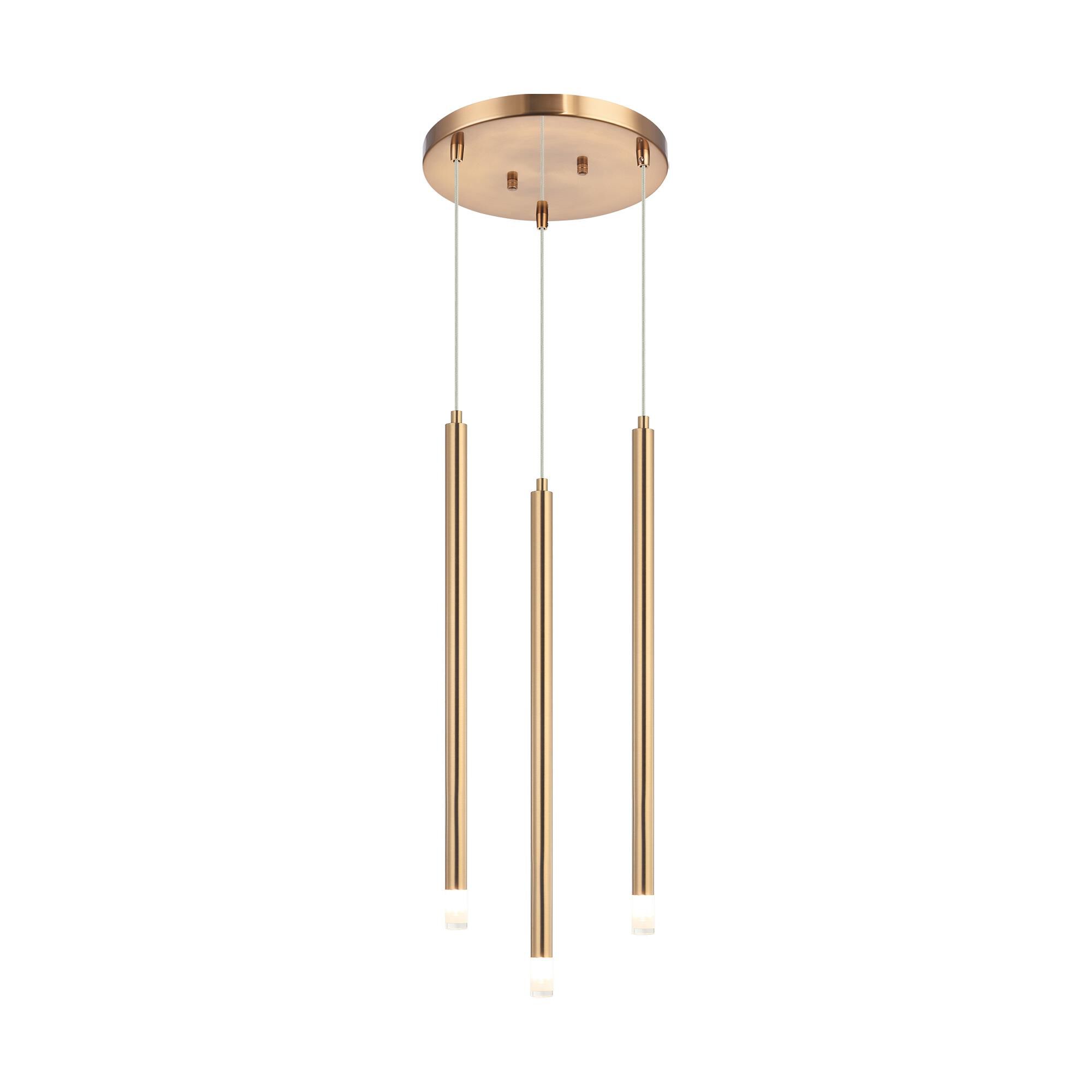 Reigndrop 3 Light LED Multi Light Pendant by Matteo Lighting