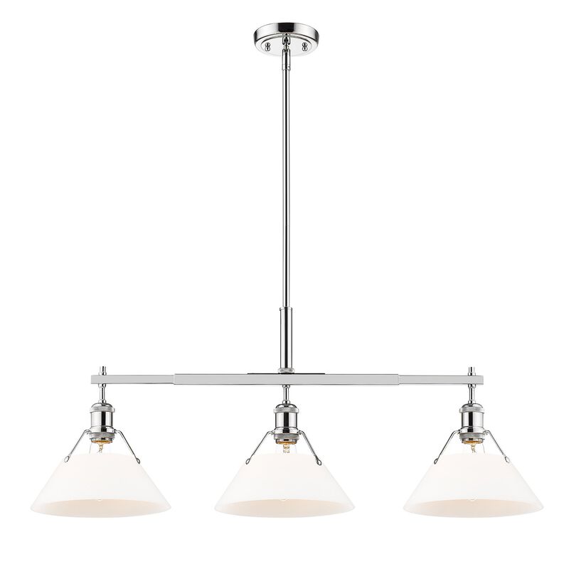 Orwell 36 Inch Linear Suspension Light by Golden Lighting