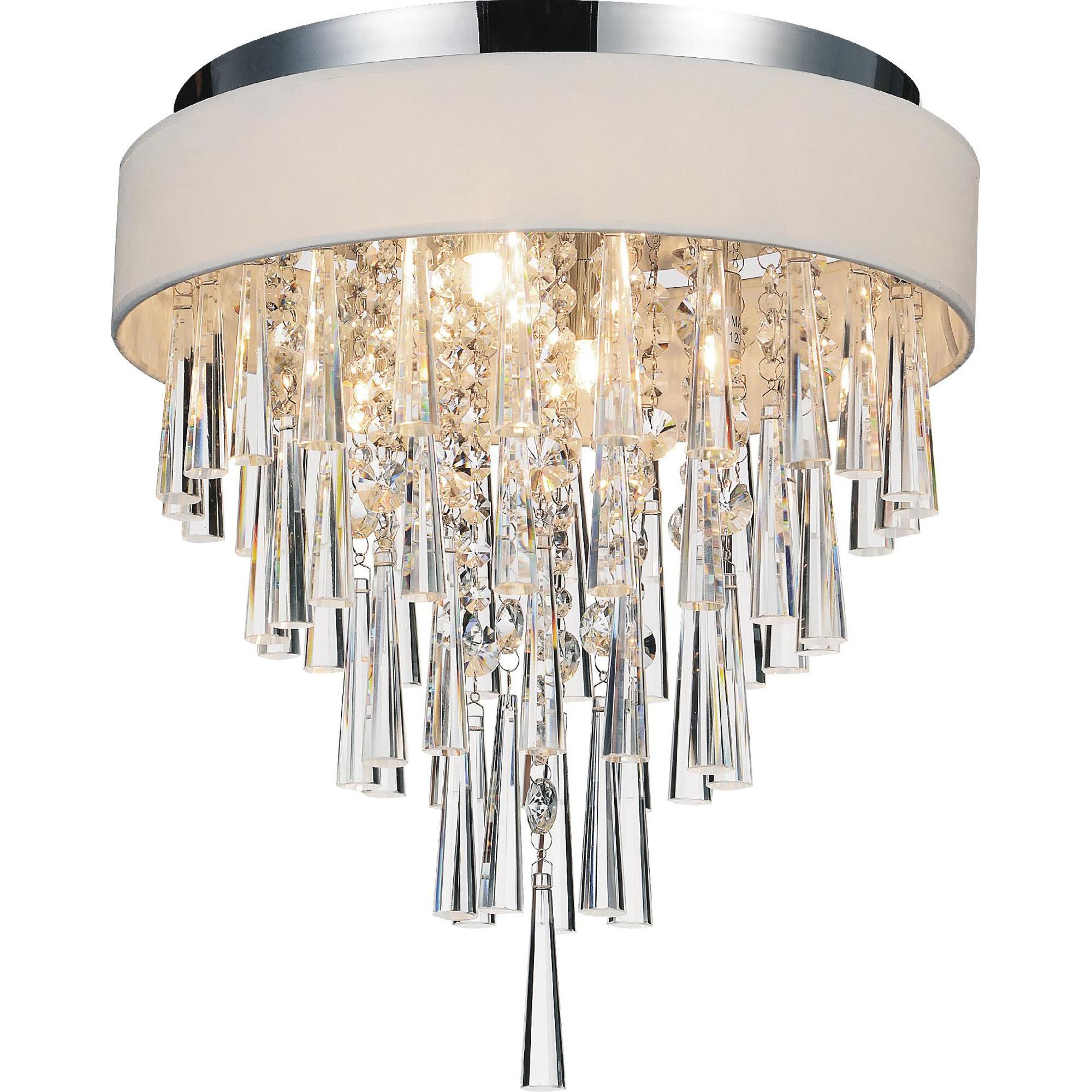 Franca 16 Inch 4 Light Flush Mount by CWI Lighting