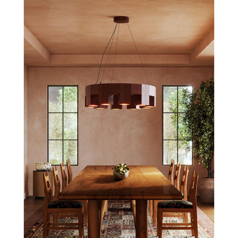 Bosco 35 Inch Chandelier by Kuzco