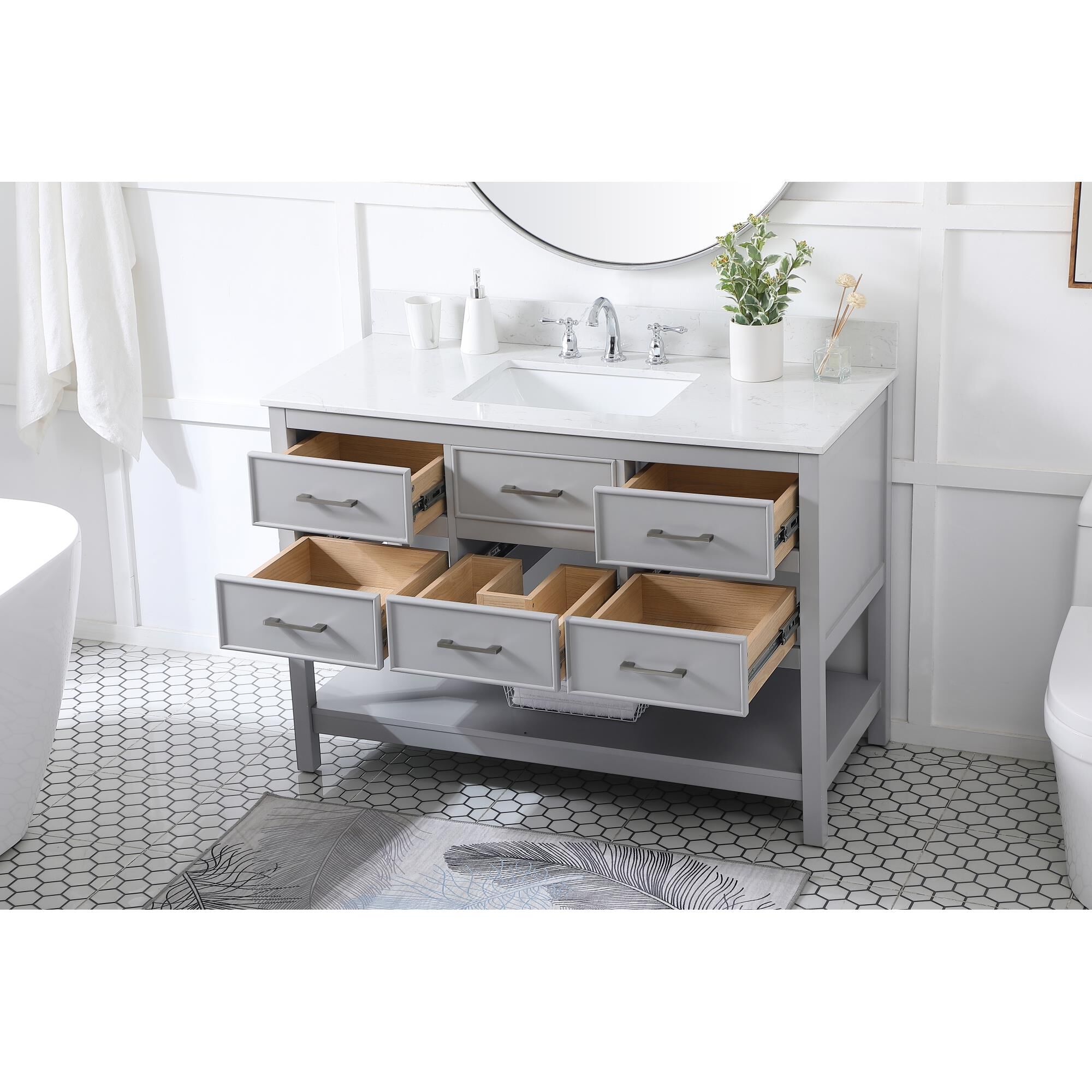 Shown in Gray finish