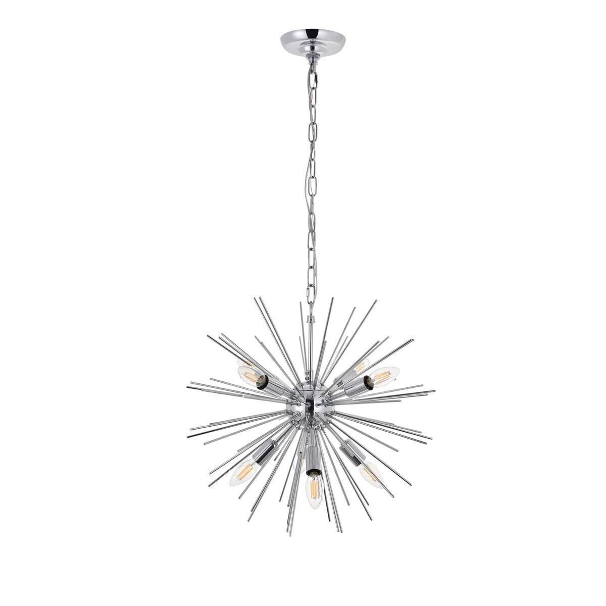 Timber 20 Inch Large Pendant by Elegant Lighting