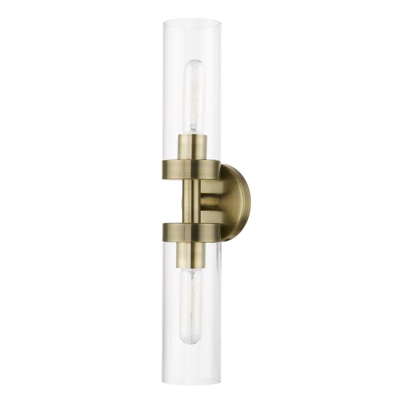 Ludlow 19 Inch 2 Light Bath Vanity Light by Livex Lighting