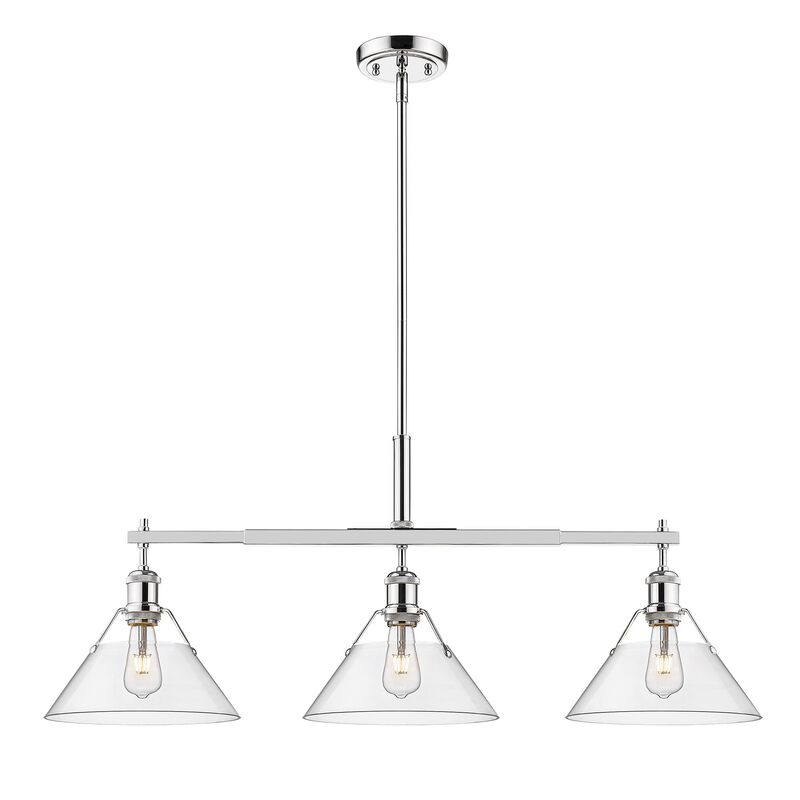 Orwell 36 Inch Linear Suspension Light by Golden Lighting