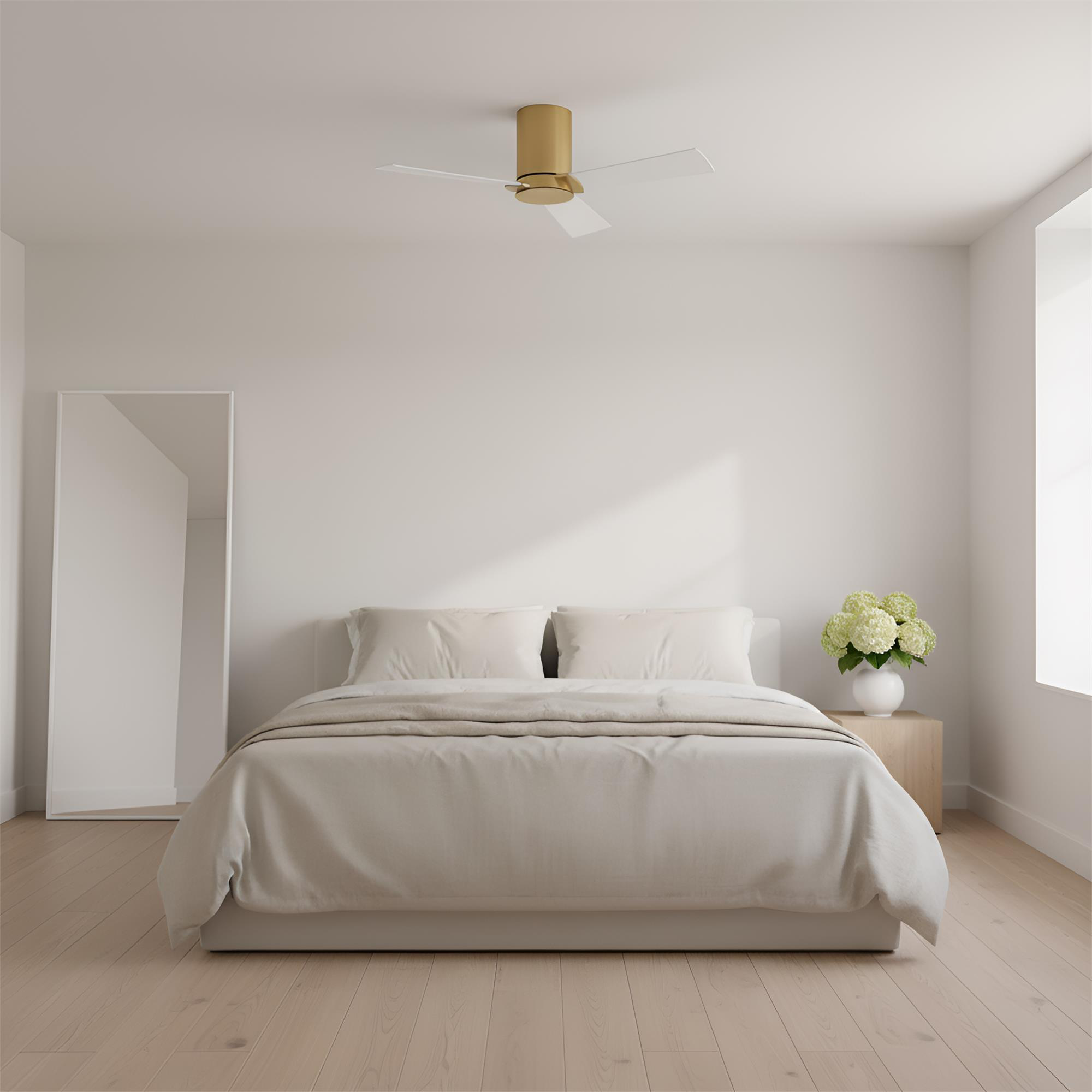 Rozzen 32 Inch Flush Mount Fan,