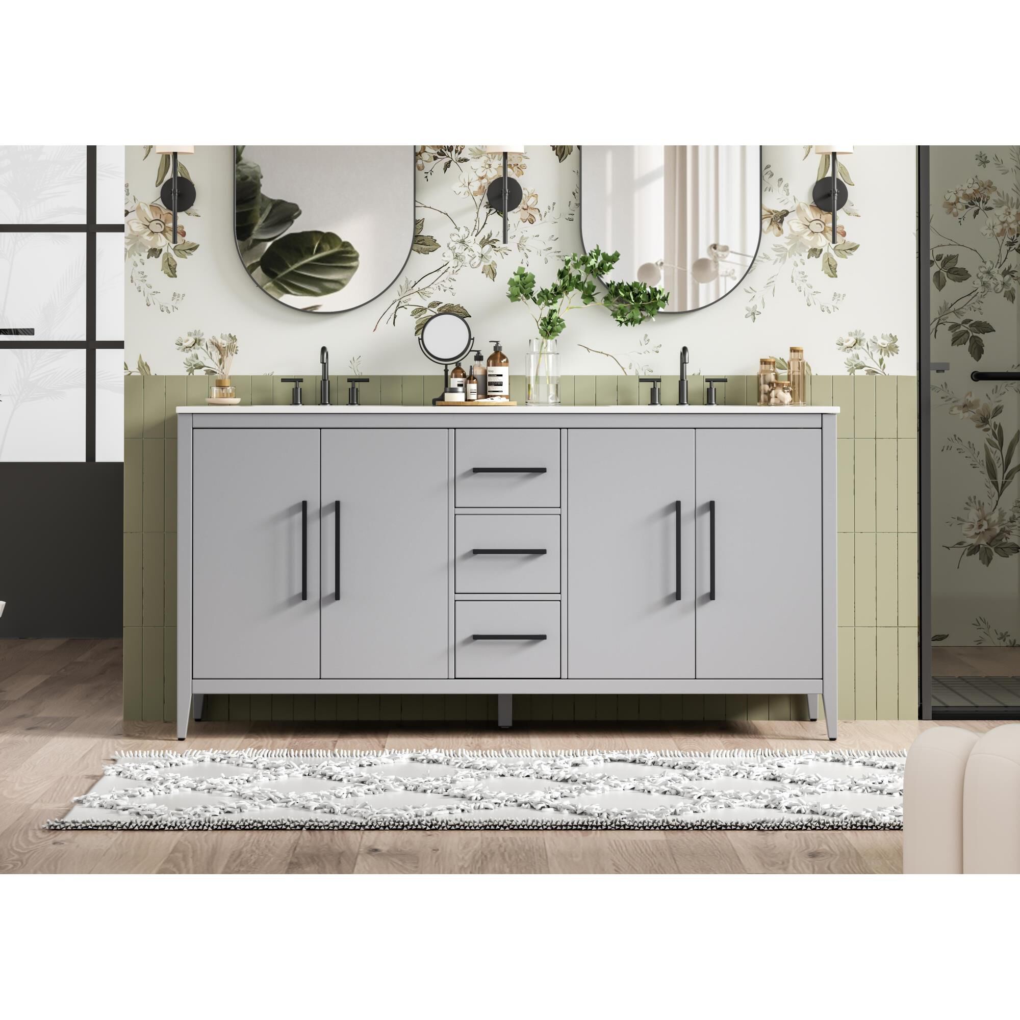 Millie 72 Inch Bath Vanity by Elegant Dcor