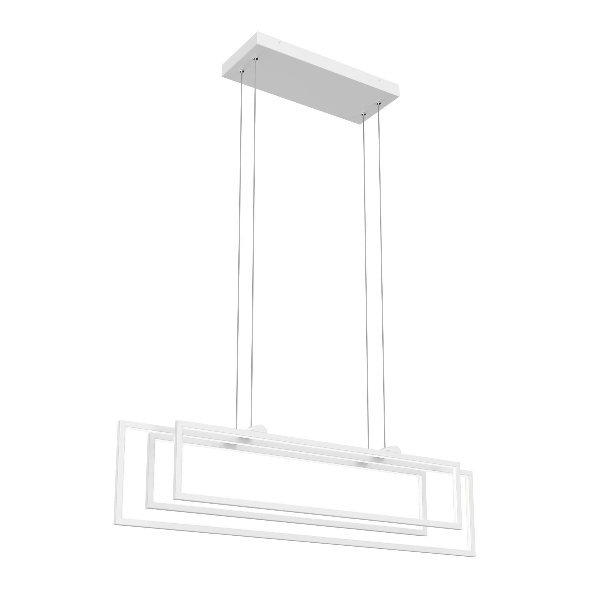 Jestin 38 Inch 3 Light LED Linear Suspension Light by Elan Lighting