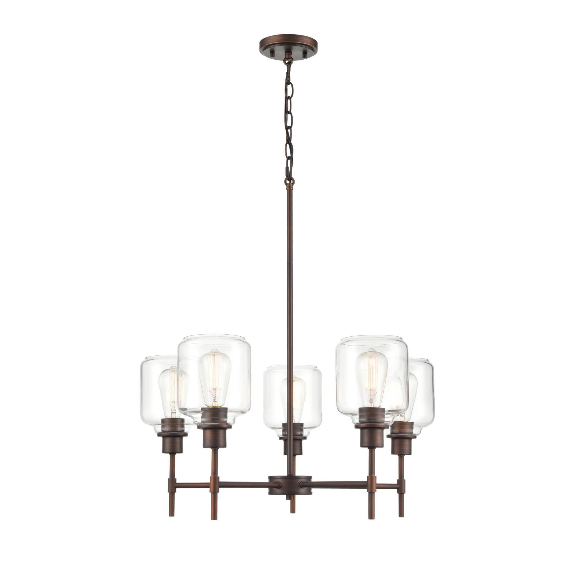 Asheville 25 Inch 5 Light Chandelier by Millennium Lighting