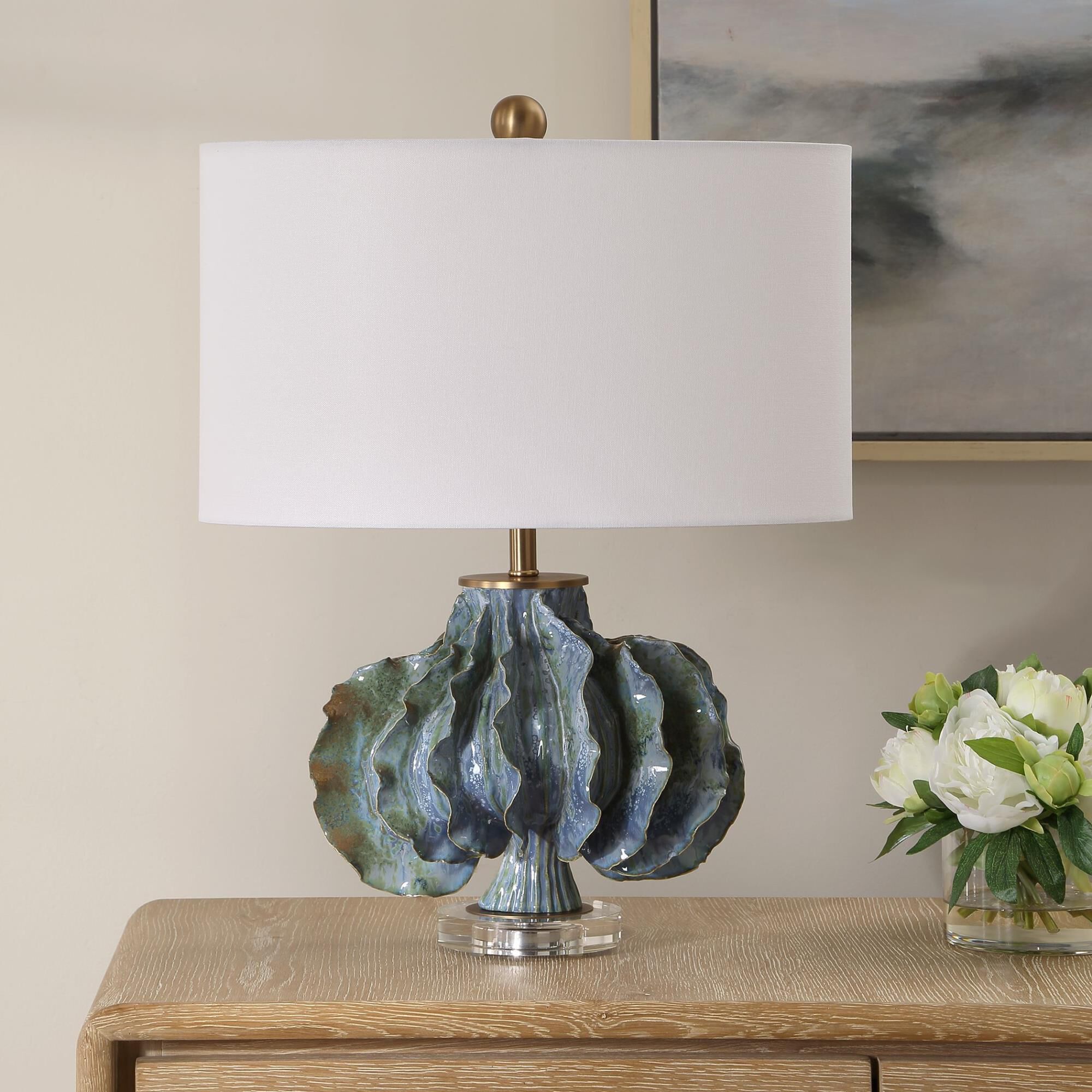 Ruffle Up Table Lamp by Uttermost