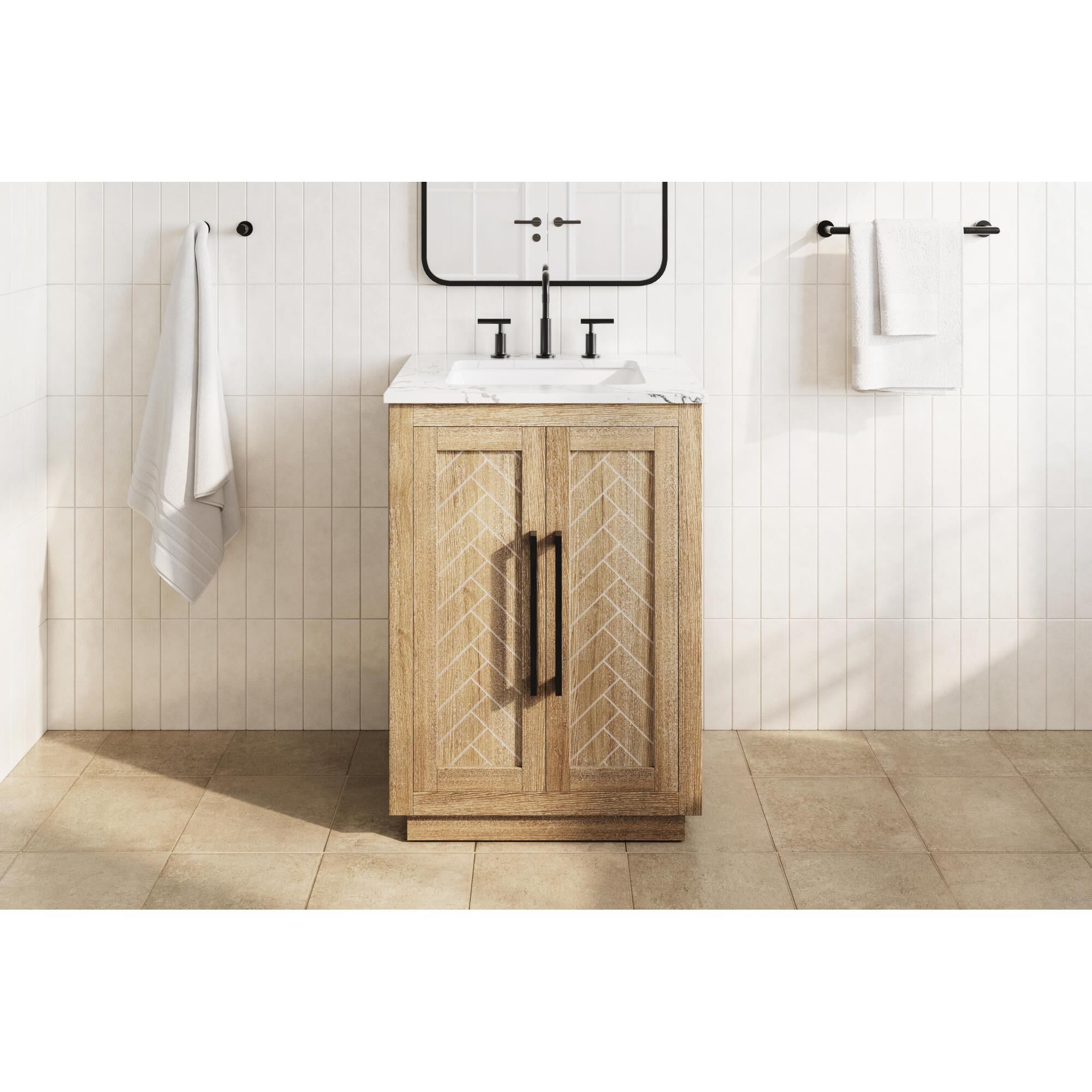 Shown in Linen Oak finish