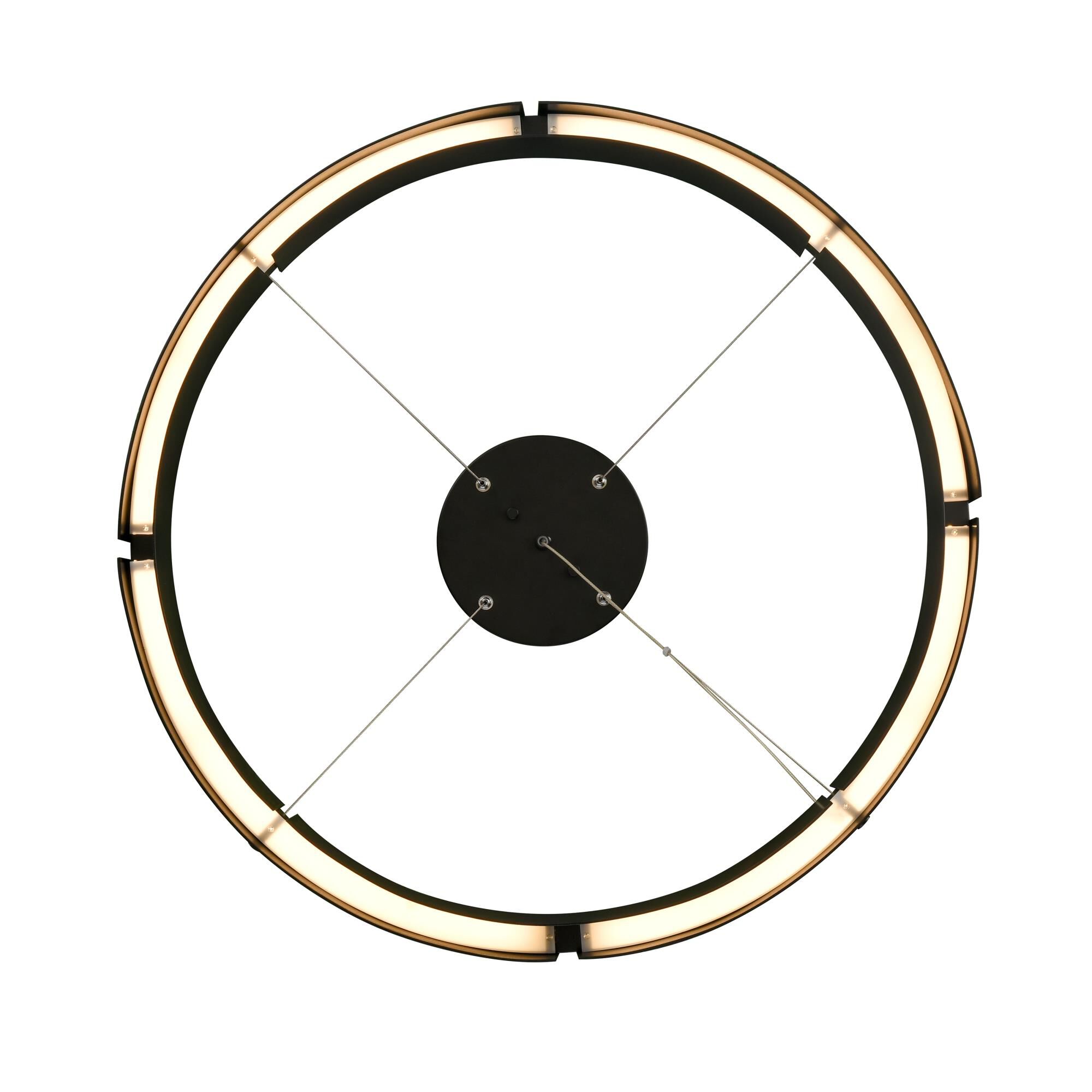 Shown in Black finish and Matte Black Steel shade