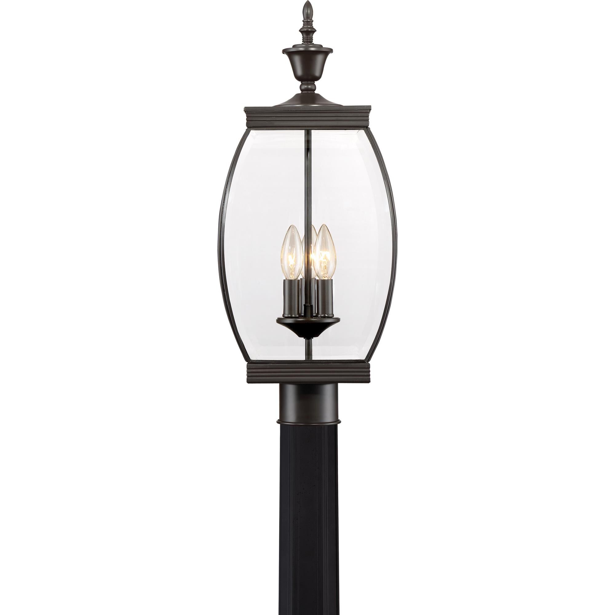 Oasis 22 Inch Tall 3 Light Outdoor Post Lamp by Quoizel