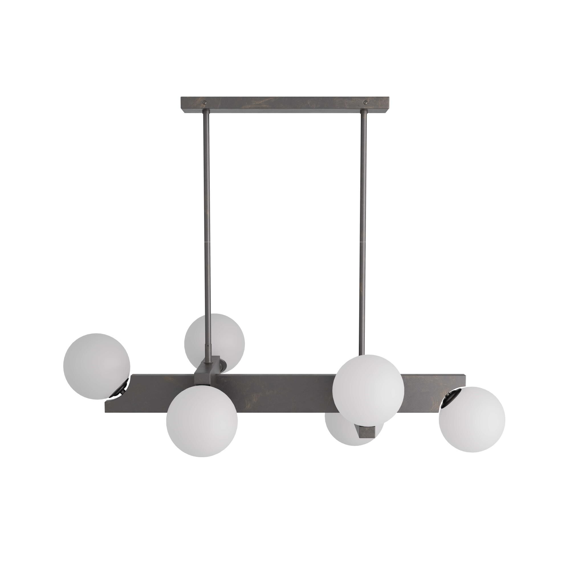 Tallow 46 Inch 6 Light Linear Suspension Light by Arteriors Home