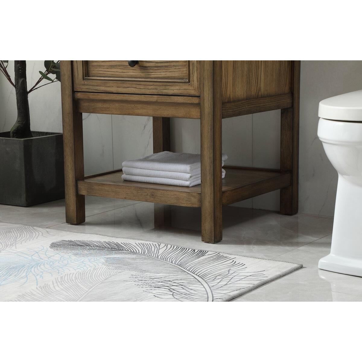 Shown in Driftwood finish