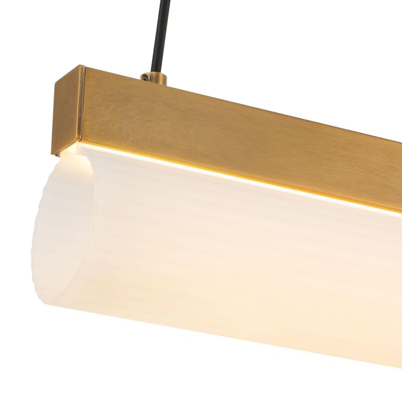 Nio Medium Linear Chandelier by Kuzco