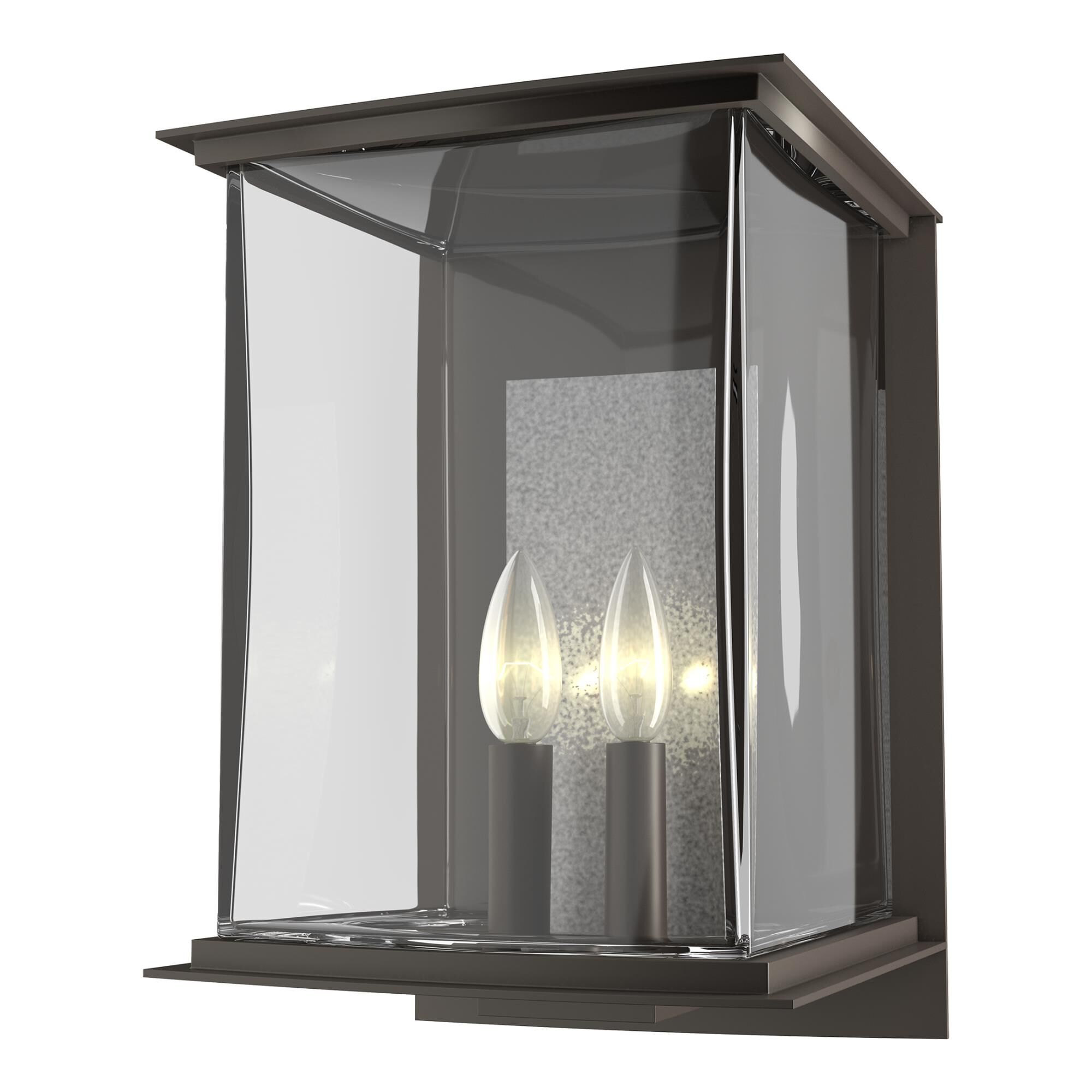 Shown in Coastal Dark Smoke finish and Clear glass and Translucent Vintage Platinum accent