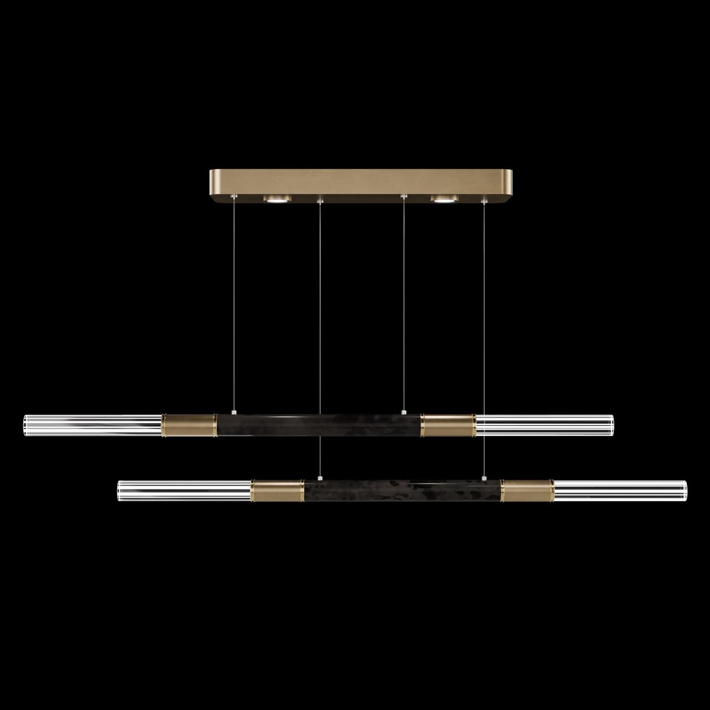 Antonia 71 Inch Linear Suspension Light by Fine Art Handcrafted Lighting