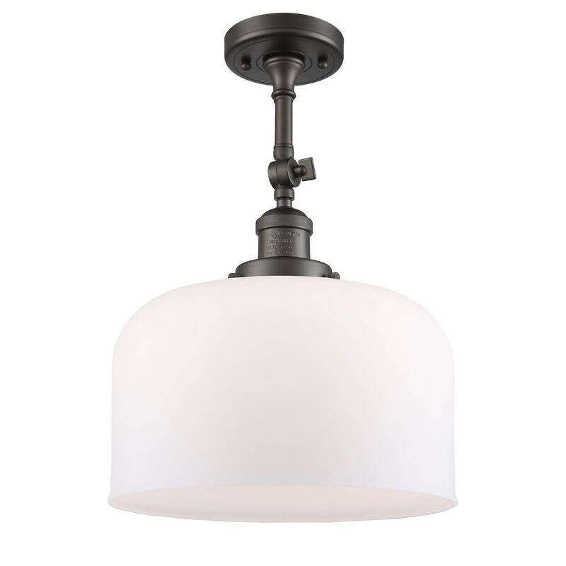 Bruno Marashlian Bell 12 Inch 1 Light Semi Flush Mount by Innovations Lighting