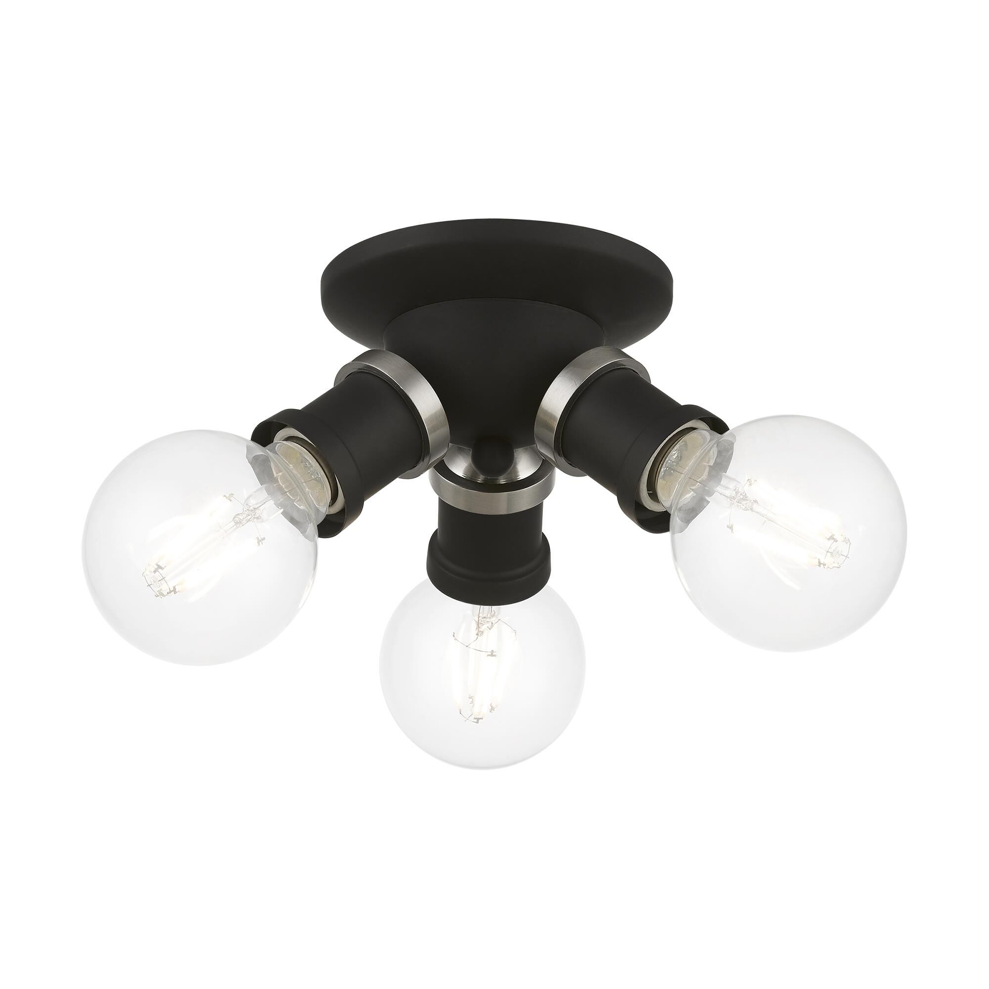 Lansdale 7 Inch 3 Light Flush Mount by Livex Lighting