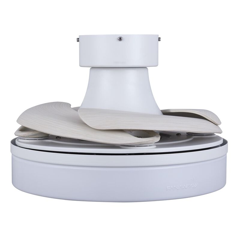 Orbit 36 Inch Flush Mount Fan with Light Kit by Beacon Lighting