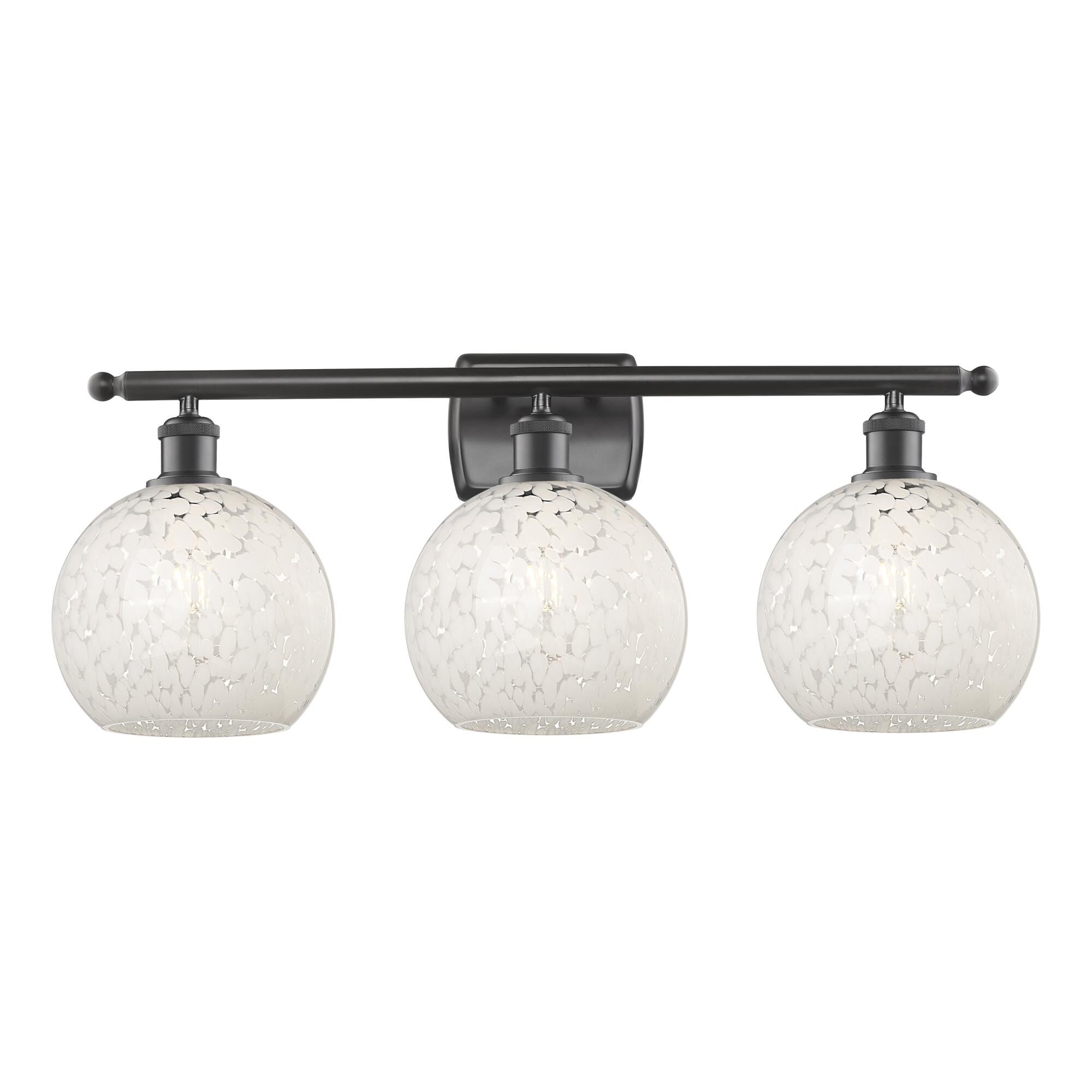 Bruno Marashlian White Mouchette 28 Inch Bath Vanity Light by Innovations Lighting
