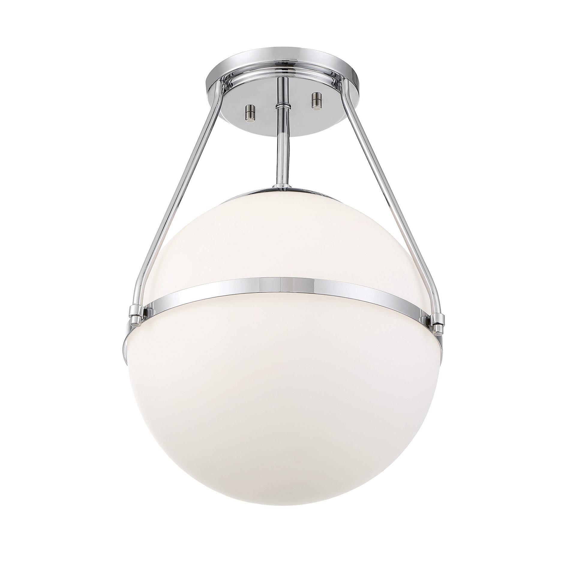 13 Inch 1 Light LED Semi Flush Mount by Meridian Lighting