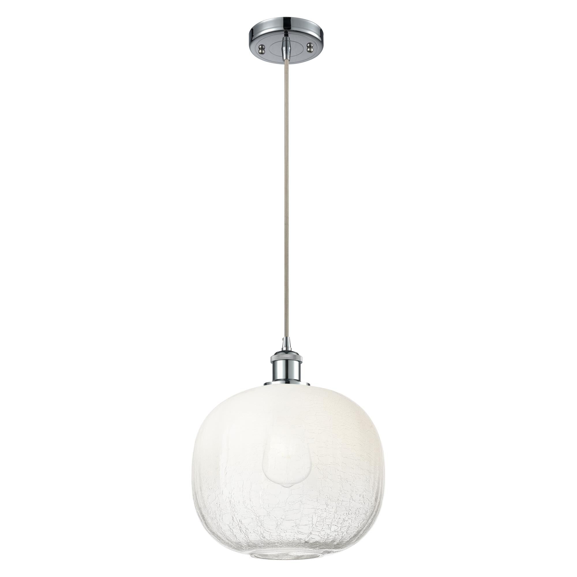 Shown in Polished Chrome finish and Opal glass