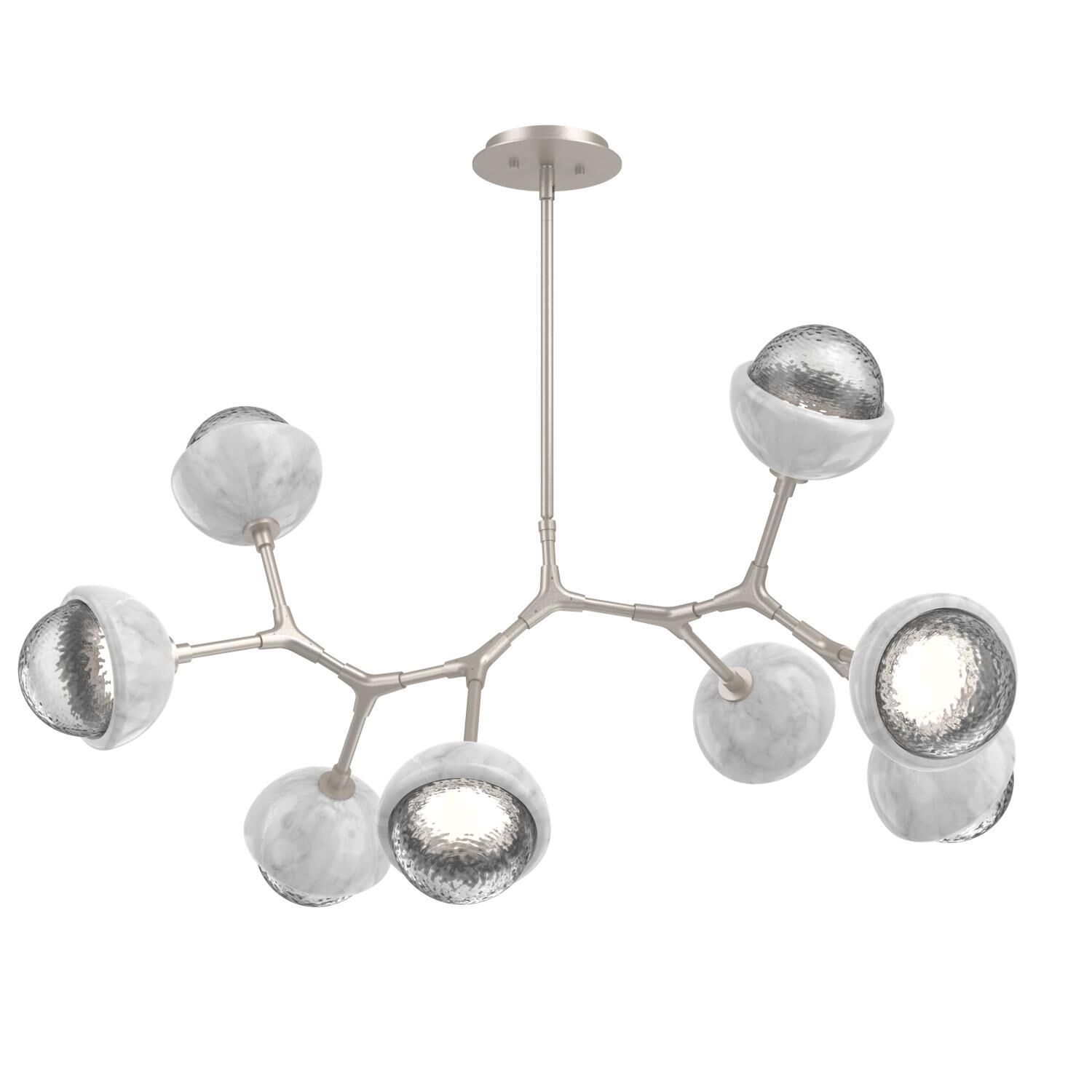 Levi Wilson Cabochon 38 Inch Linear Suspension Light by Hammerton Studio