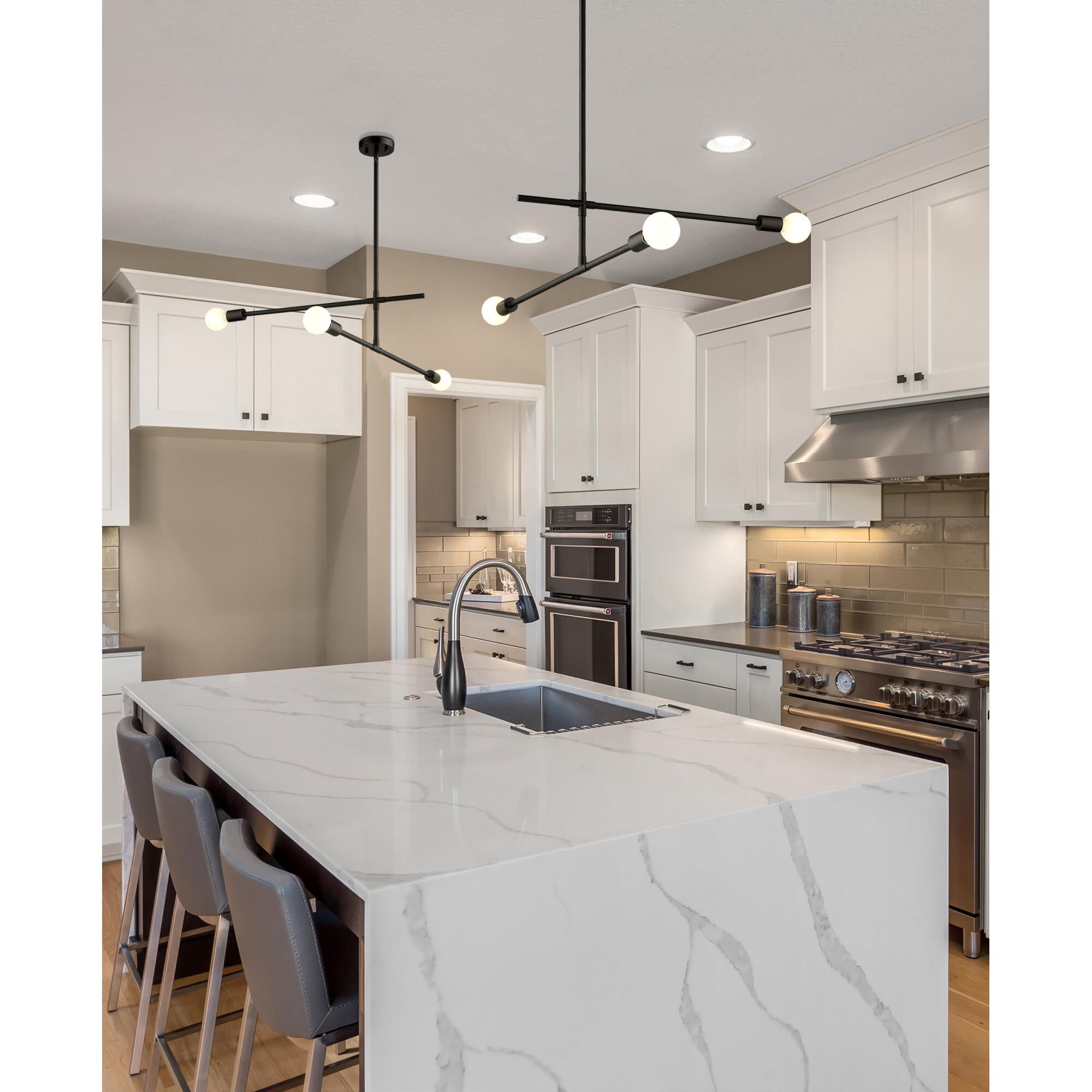 Modernist 40 Inch 3 Light Linear Suspension Light by Z-Lite